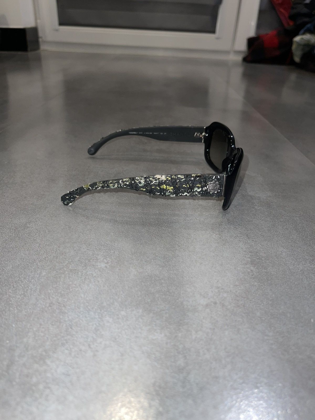 Chanel Chanel 5240 C.1404/3M Black Tweed Sunglasses Size ONE SIZE - 7 Thumbnail