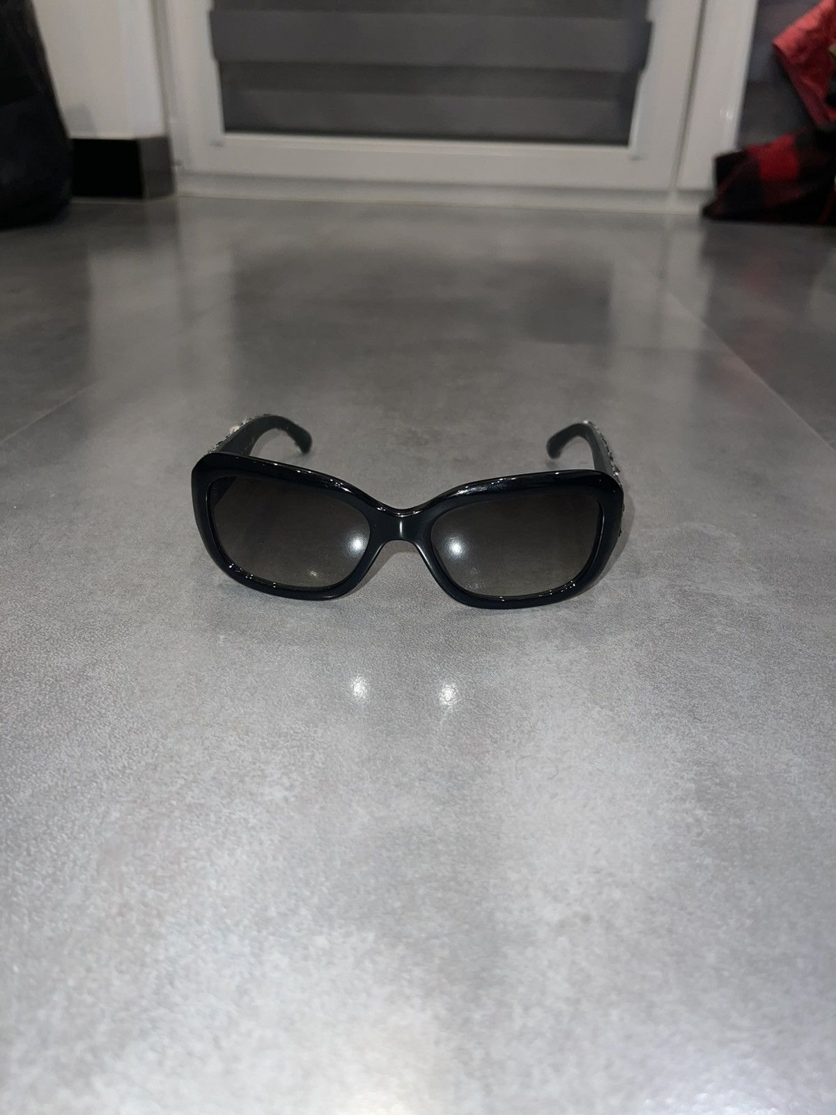 Chanel Chanel 5240 C.1404/3M Black Tweed Sunglasses Size ONE SIZE - 2 Thumbnail