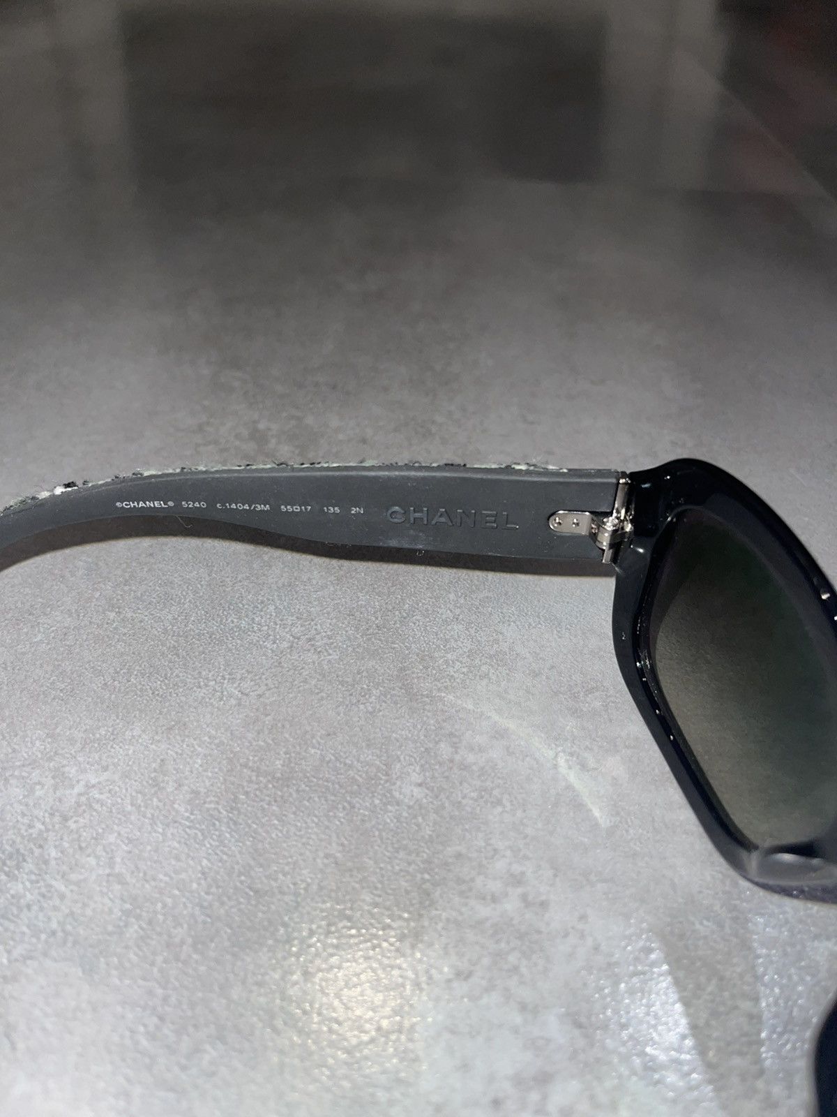 Chanel Chanel 5240 C.1404/3M Black Tweed Sunglasses Size ONE SIZE - 13 Thumbnail