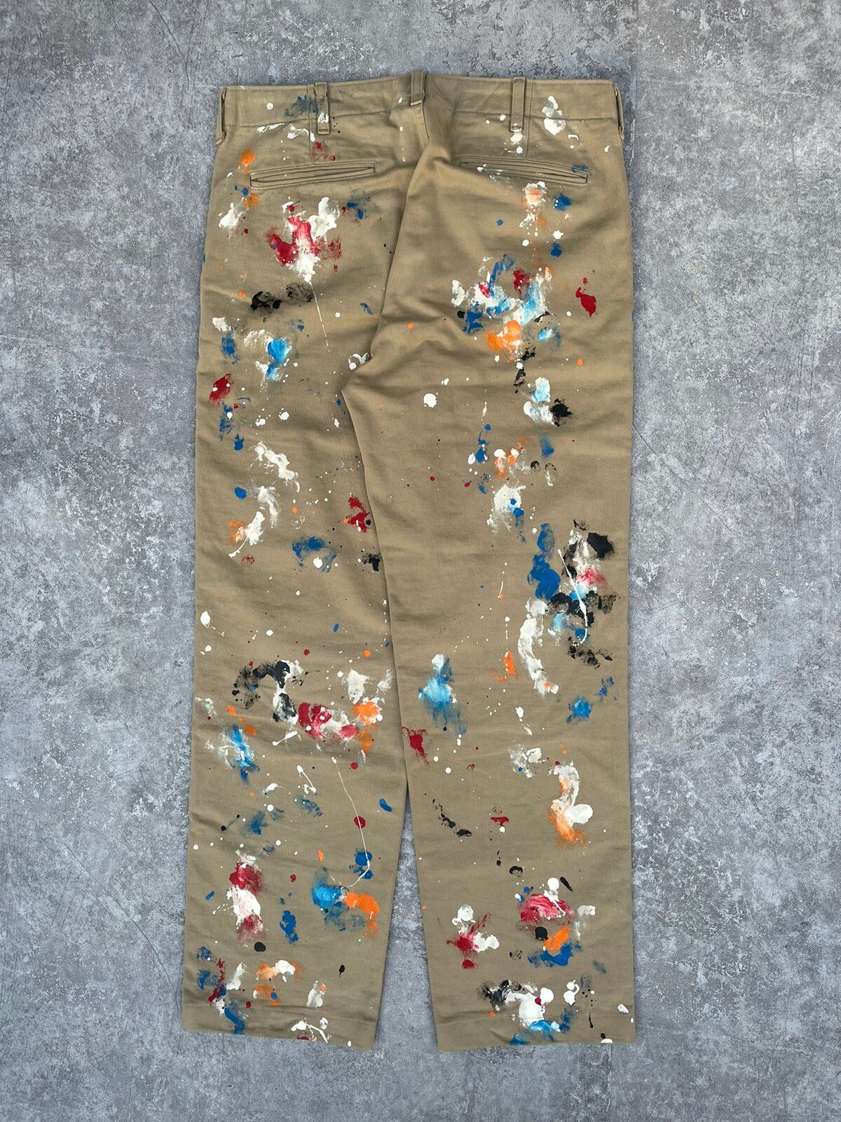 Comme des Garcons AD2011 Painted Splatter Pants Size US 34 / EU 50 - 2 Preview