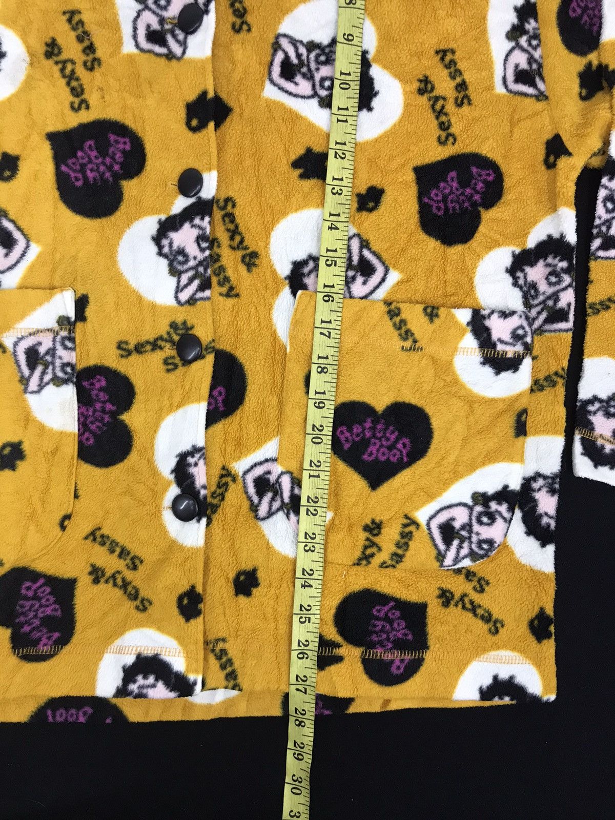 Cartoon Network Betty Boop All Over Printed Fleece Pajama Jacket Robe Size L / US 10 / IT 46 - 6 Thumbnail