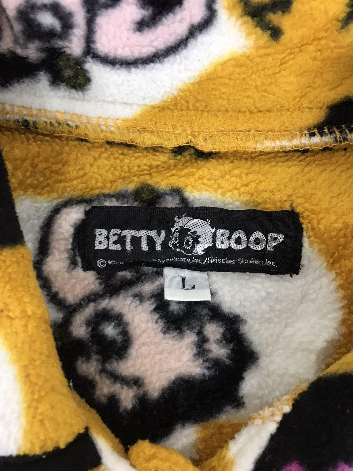 Cartoon Network Betty Boop All Over Printed Fleece Pajama Jacket Robe Size L / US 10 / IT 46 - 4 Thumbnail