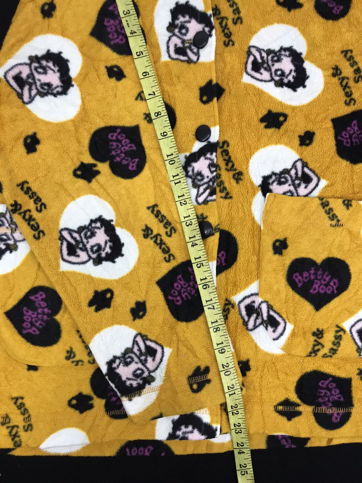 Cartoon Network Betty Boop All Over Printed Fleece Pajama Jacket Robe Size L / US 10 / IT 46 - 7 Thumbnail