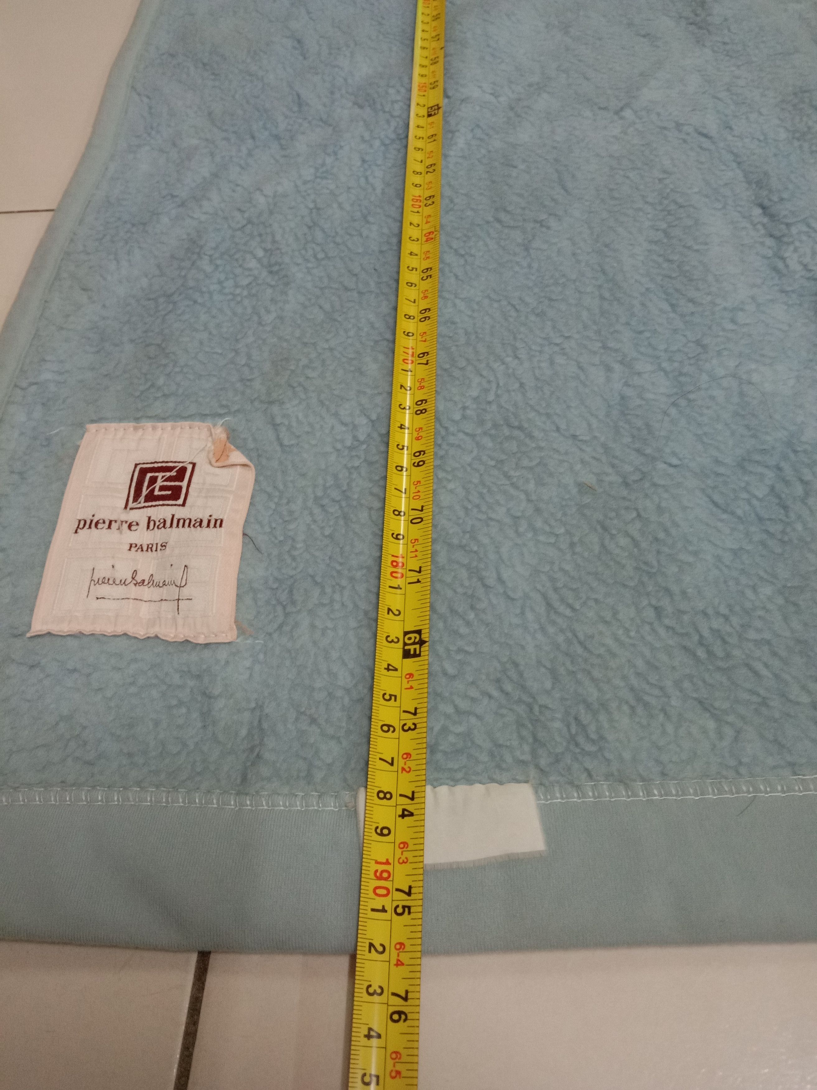 Blue Blanket Pierre Balmain Paris Blue Blanket Queen Bed Size Size ONE SIZE - 5 Thumbnail