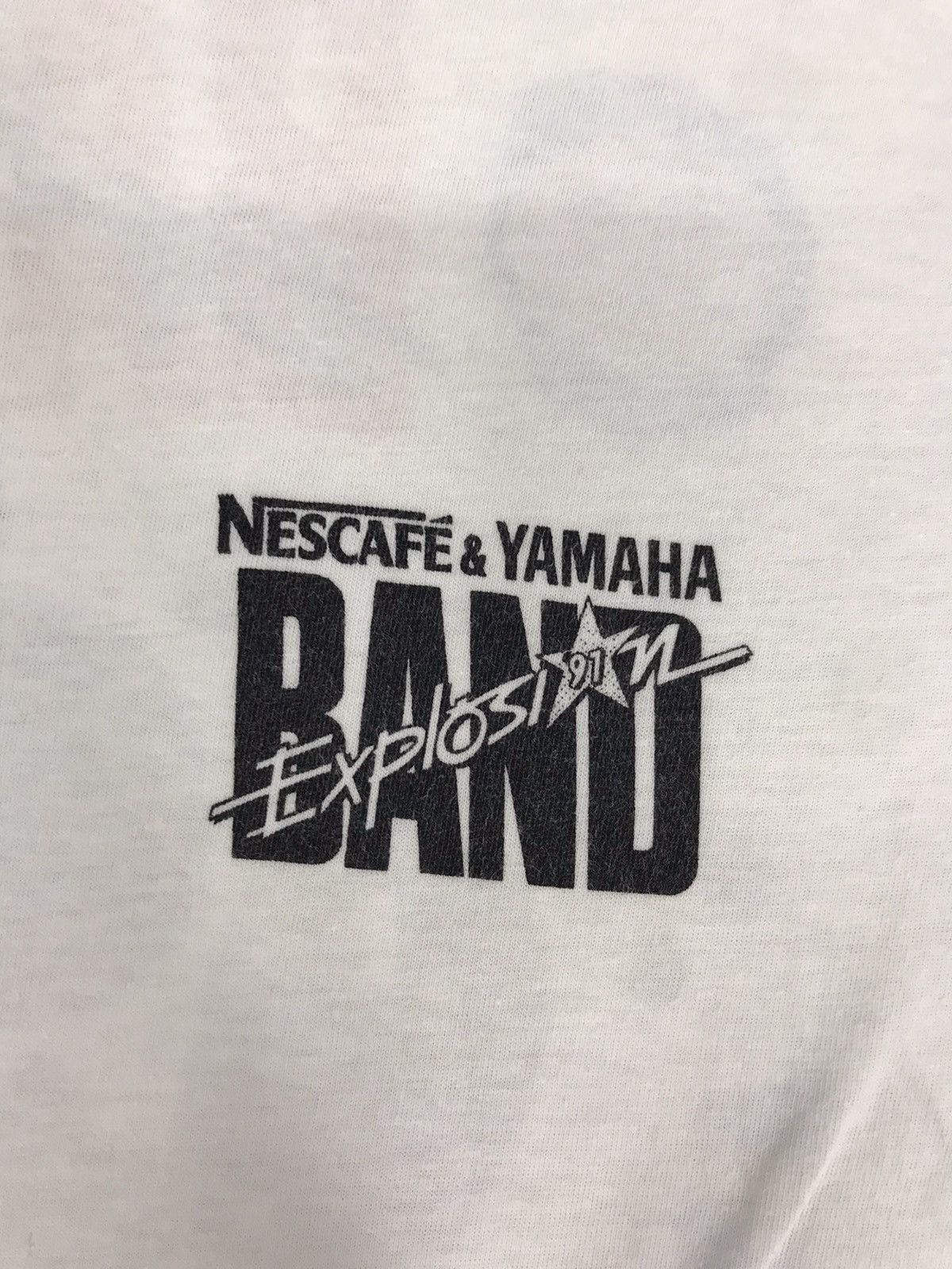 Band Tees 90s Nescafe & Yamaha Explosion 91 1991 Band Spell Out Size US S / EU 44-46 / 1 - 3 Thumbnail