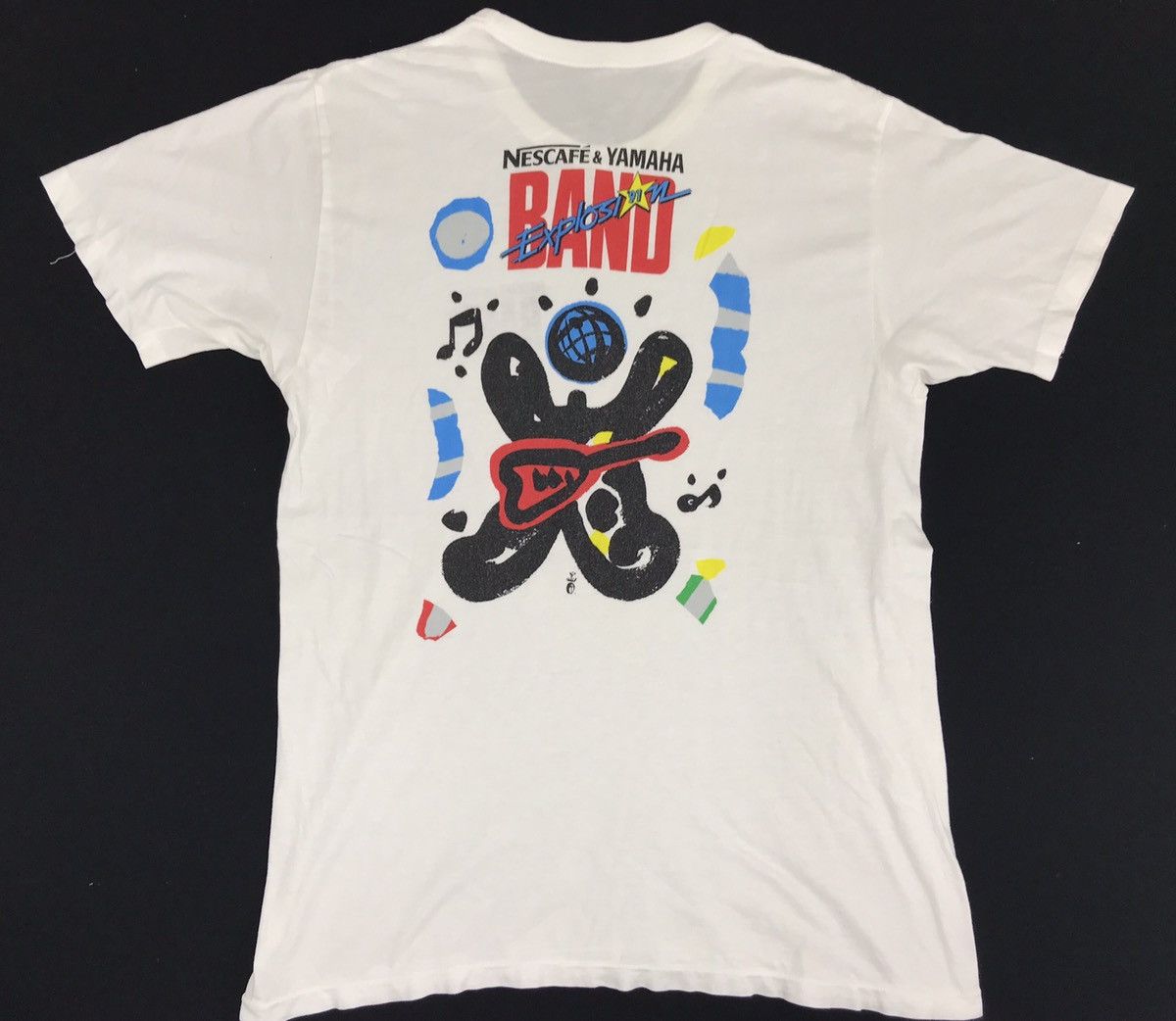 Band Tees 90s Nescafe & Yamaha Explosion 91 1991 Band Spell Out Size US S / EU 44-46 / 1 - 1 Thumbnail
