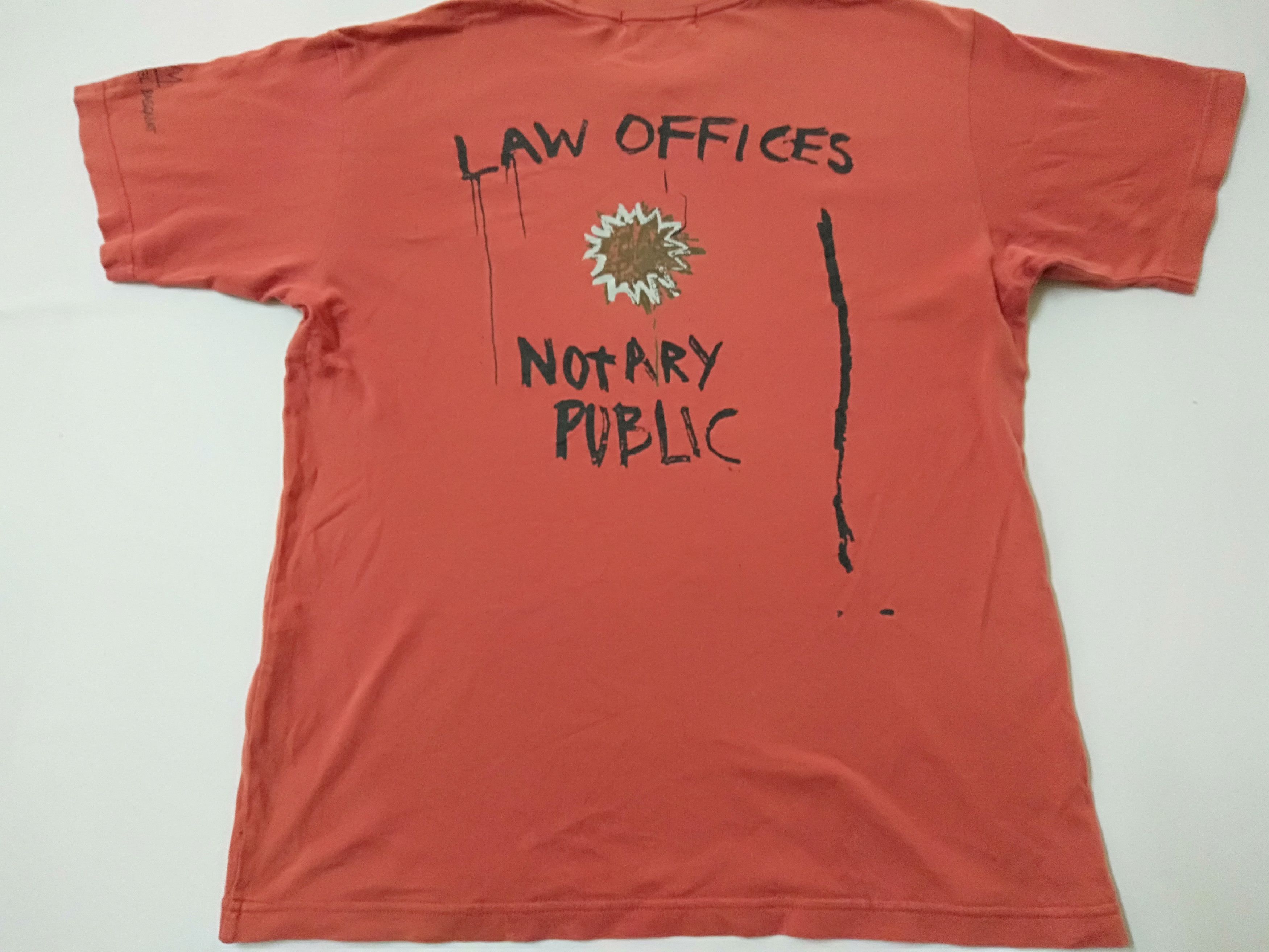 Jean-Michel Basquiat Vintage Jean Michel Basquiat Law Offices Notary Public Size US S / EU 44-46 / 1 - 1 Thumbnail