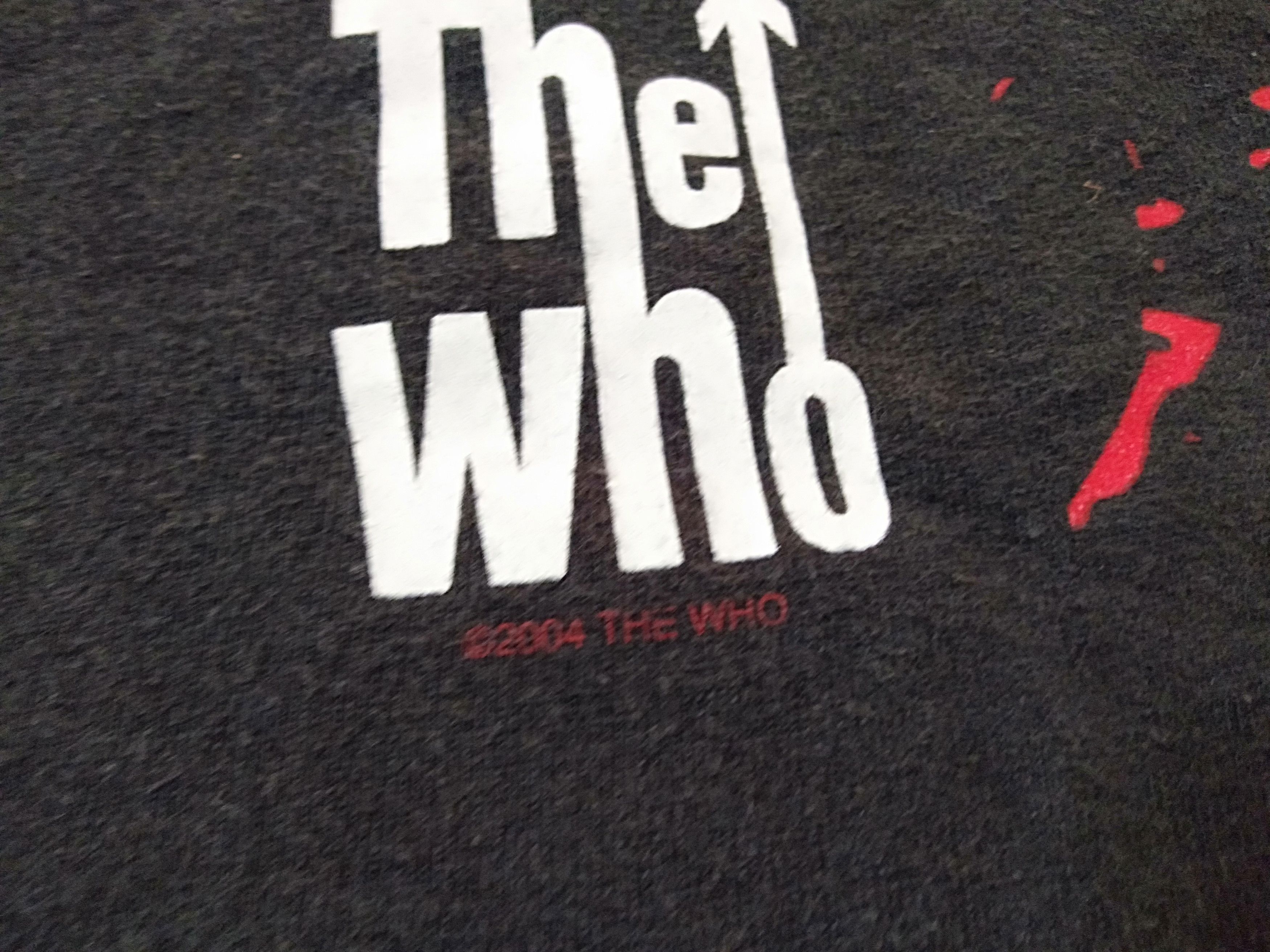 Band Tees Vintage The Who Mod English Rock Band Nice Design Printed Size US M / EU 48-50 / 2 - 4 Thumbnail