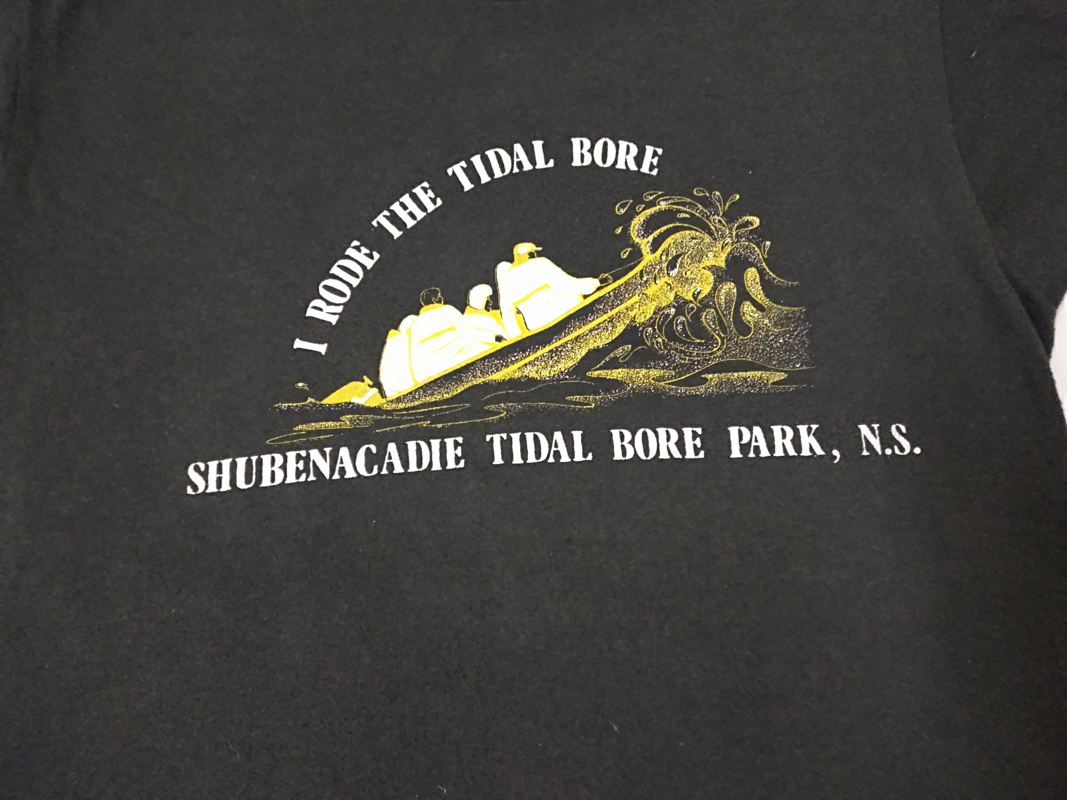 Vintage Vintage 90s Schubenadie Tidal Bore 50/50 Tee Usa Size US L / EU 52-54 / 3 - 2 Thumbnail