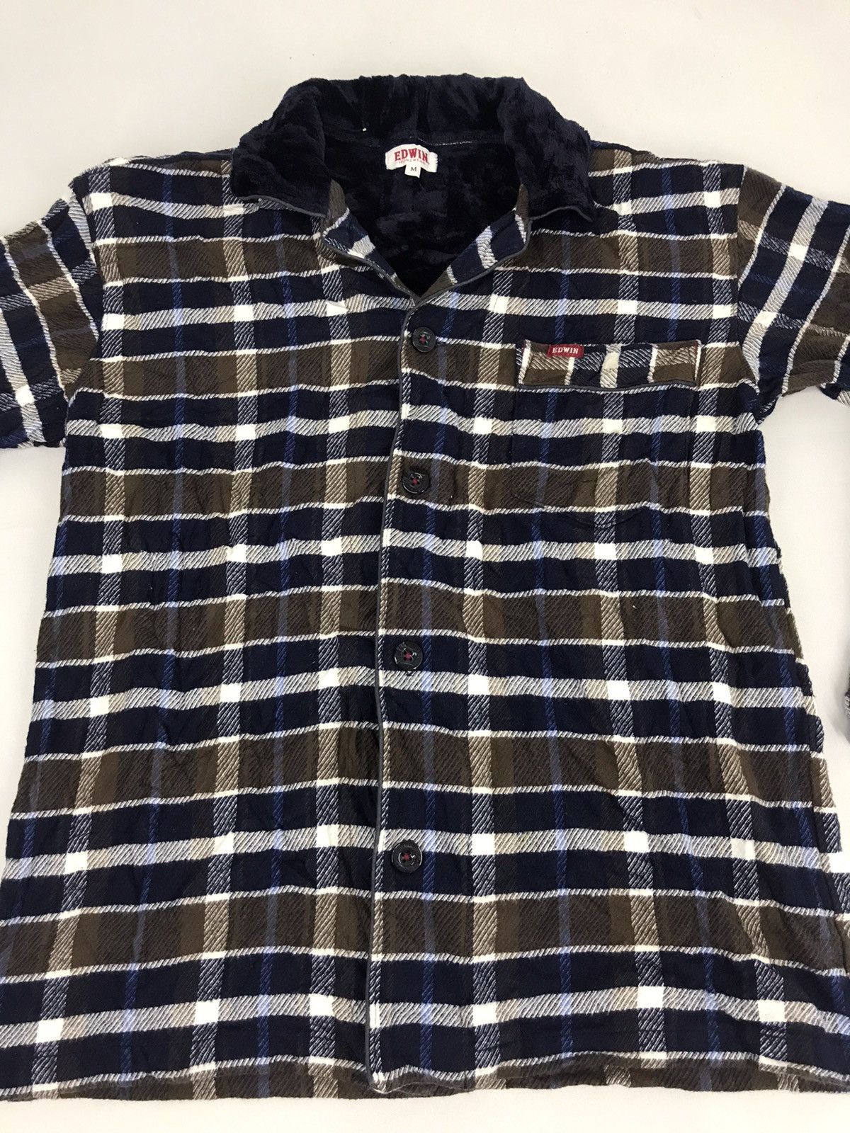 Edwin Sherpa Inner Flannel Edwin Plaid Checked Work Wear Size US M / EU 48-50 / 2 - 3 Thumbnail