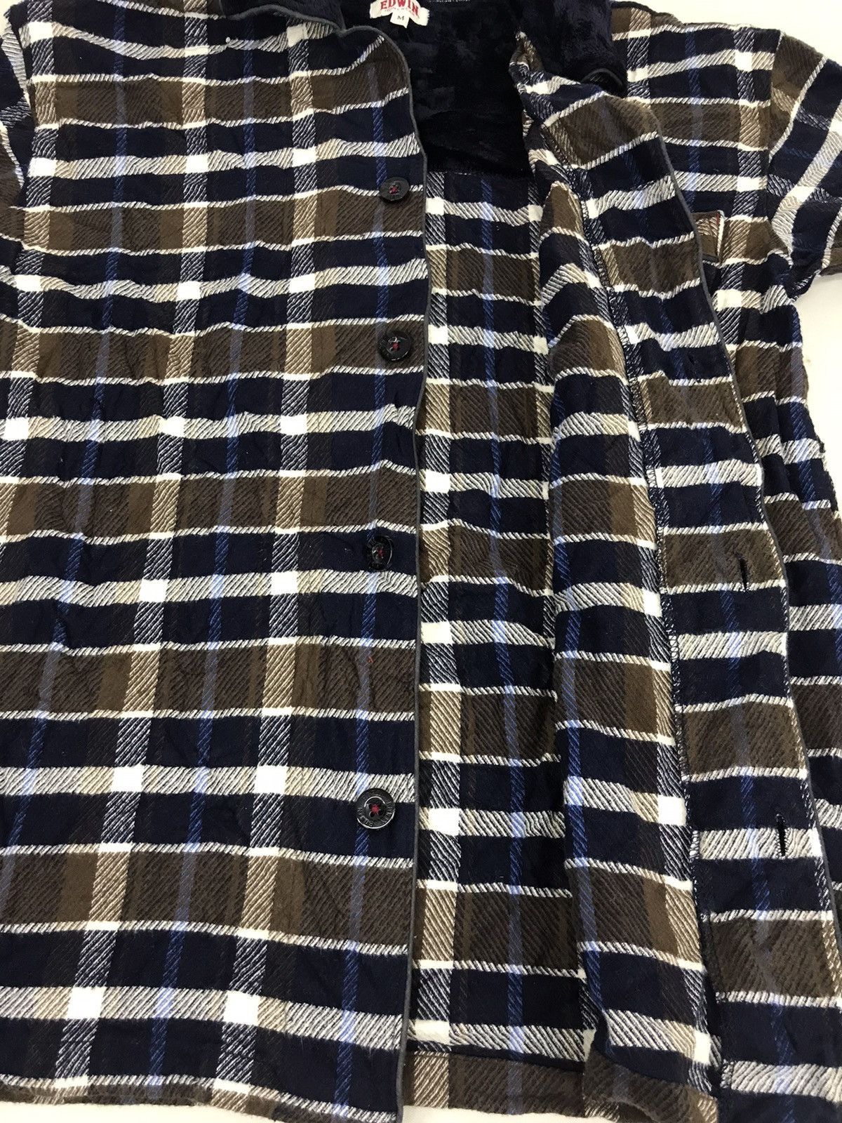 Edwin Sherpa Inner Flannel Edwin Plaid Checked Work Wear Size US M / EU 48-50 / 2 - 5 Thumbnail
