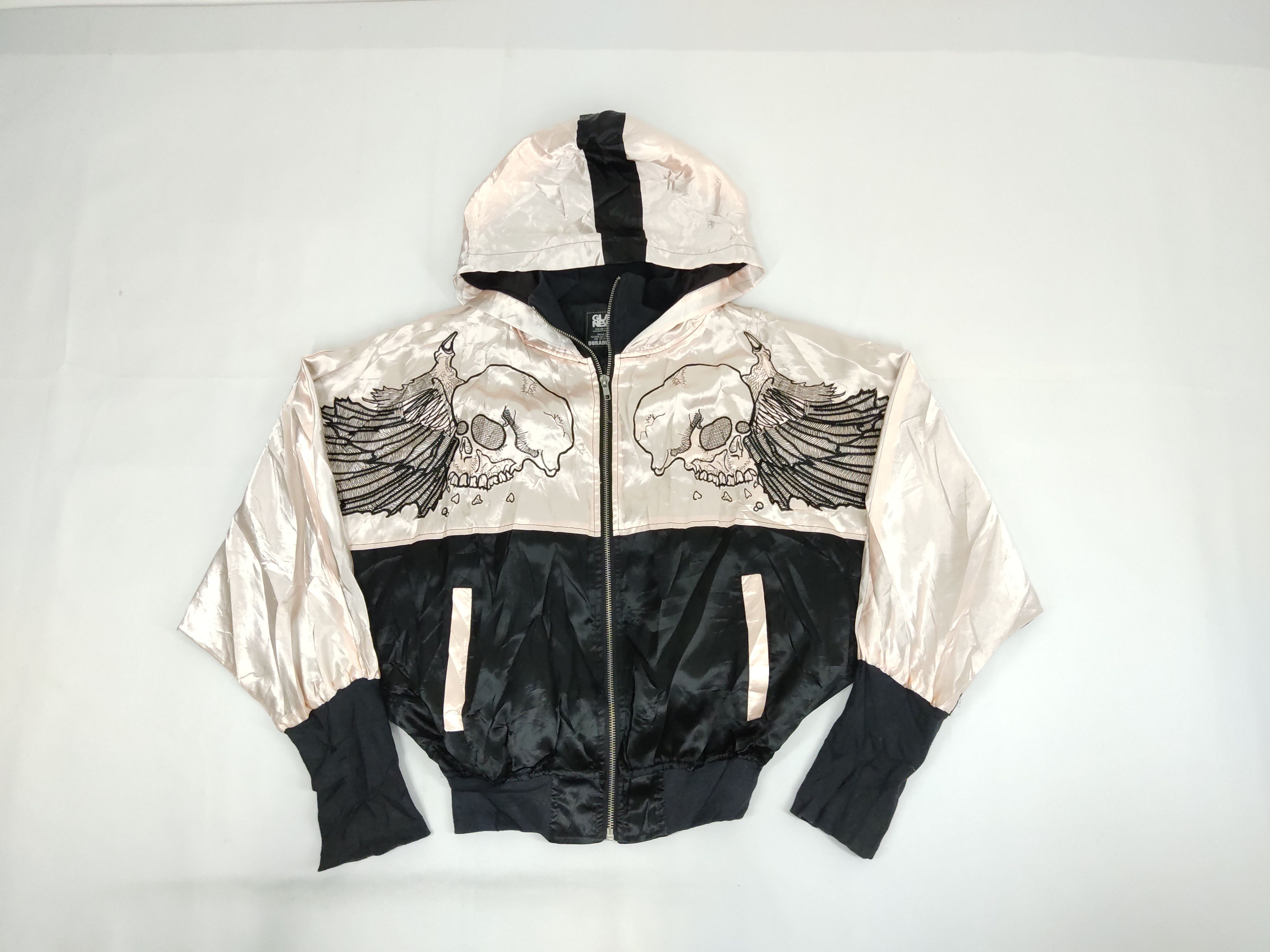Japanese Brand Hype Fashion Glad News Bomber Sukajan Jacket Embroidery Size M / US 6-8 / IT 42-44 - 1 Thumbnail