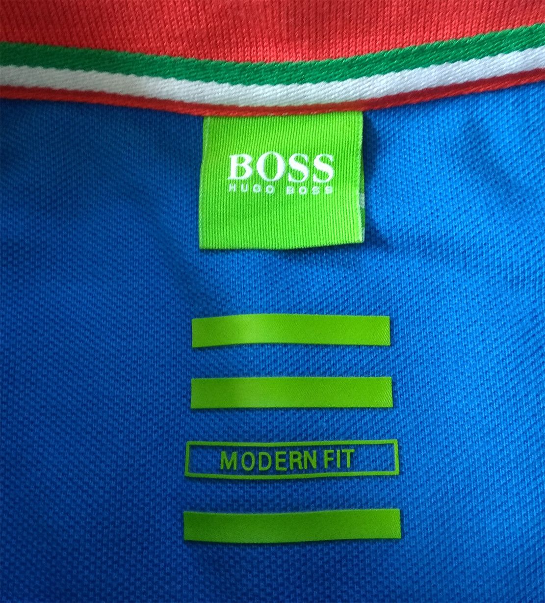 Hugo Boss RARE Hugo Boss Italy Flag Polo World Cup 2014 Football Size US M / EU 48-50 / 2 - 6 Thumbnail