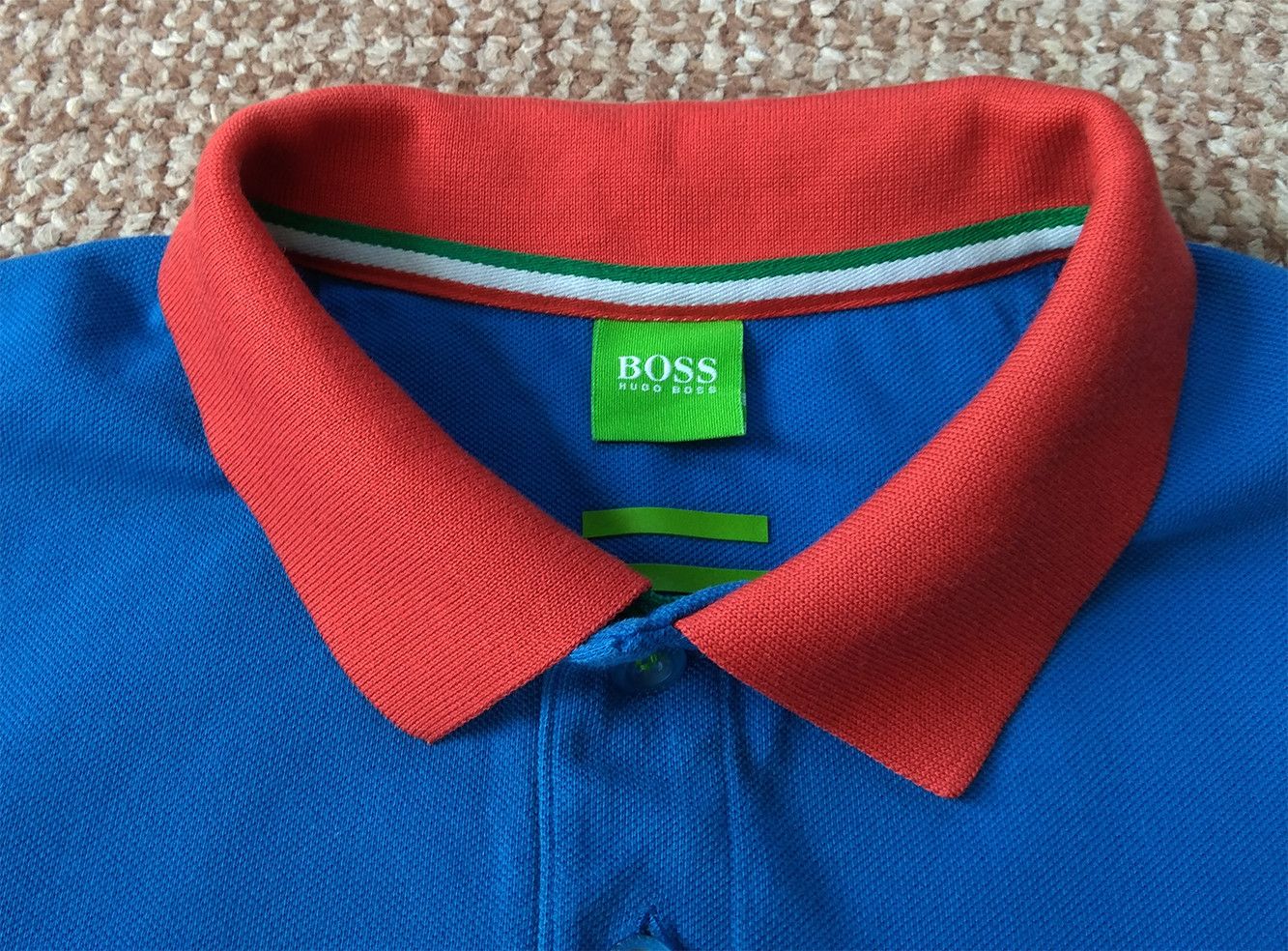 Hugo Boss RARE Hugo Boss Italy Flag Polo World Cup 2014 Football Size US M / EU 48-50 / 2 - 5 Thumbnail