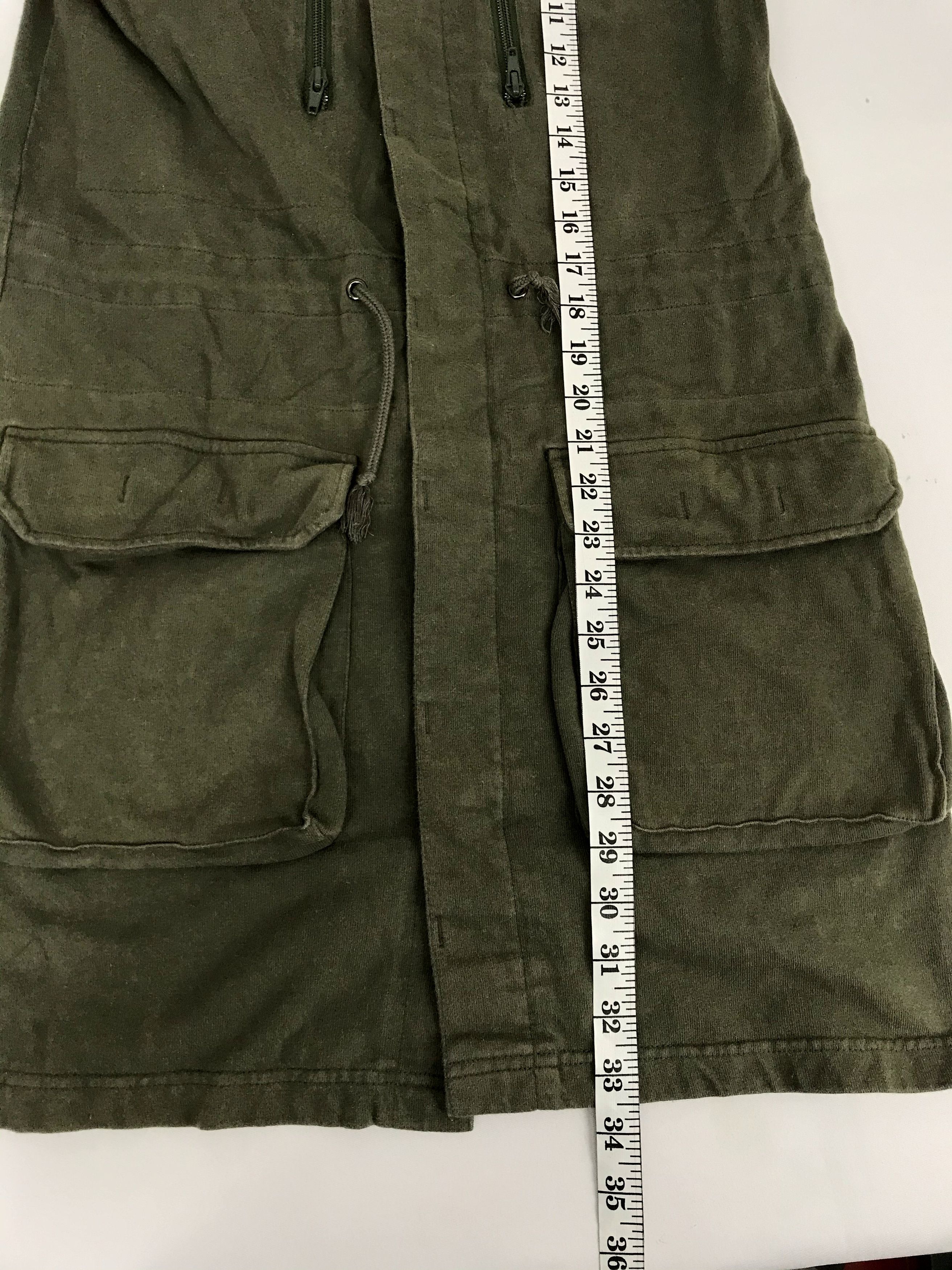Vintage United State Of Avirex Sleeveless Vest Long Jacket