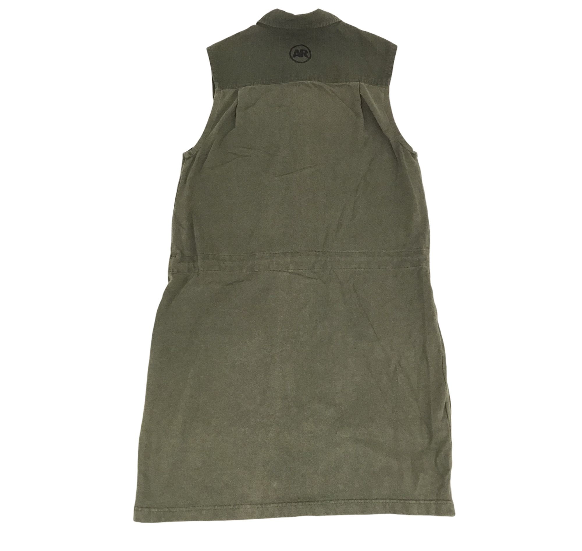 Vintage United State Of Avirex Sleeveless Vest Long Jacket