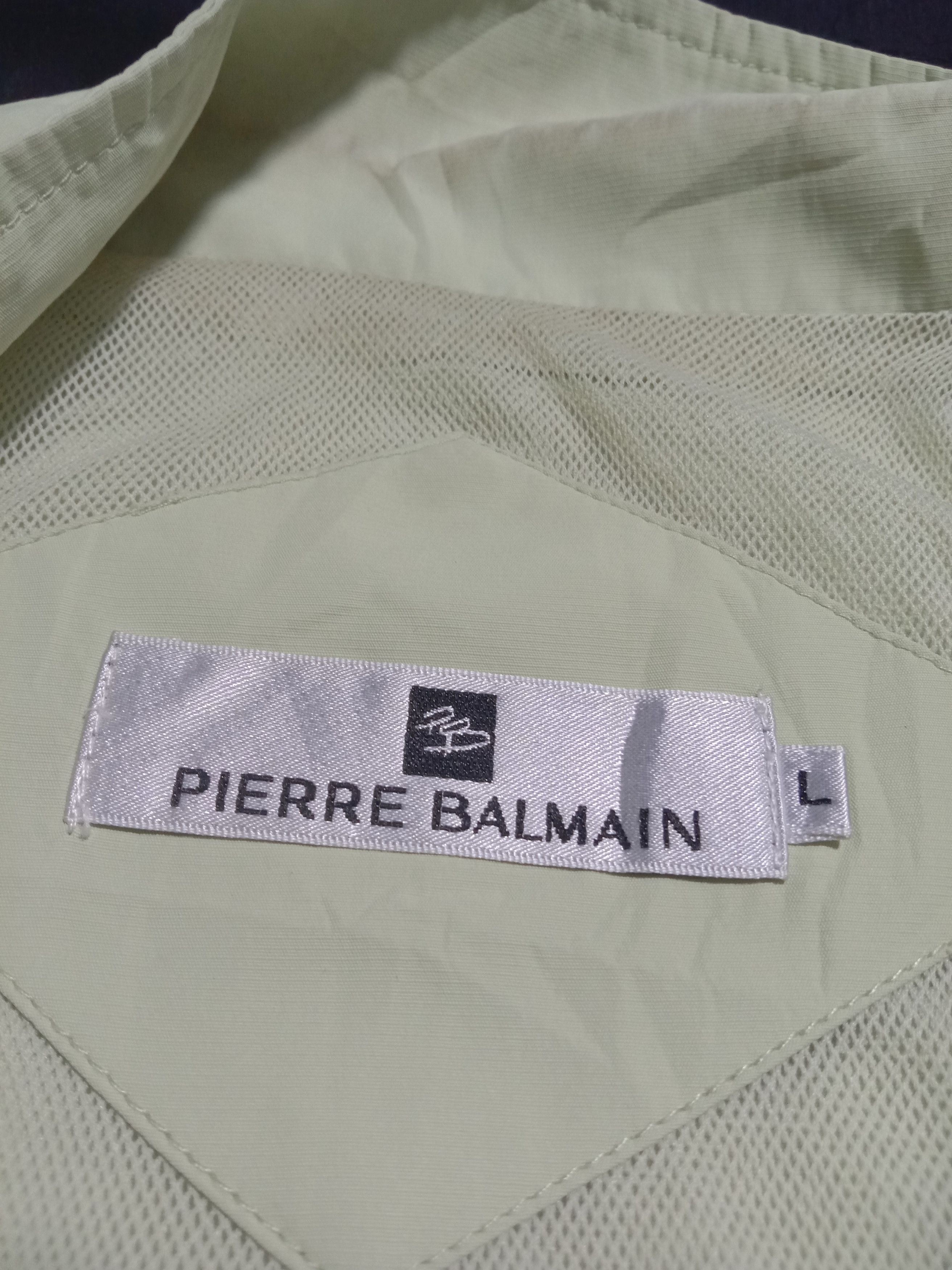 Designer Pierre Balmain Paris Green Zip Up Sweatshirt Size US L / EU 52-54 / 3 - 3 Thumbnail