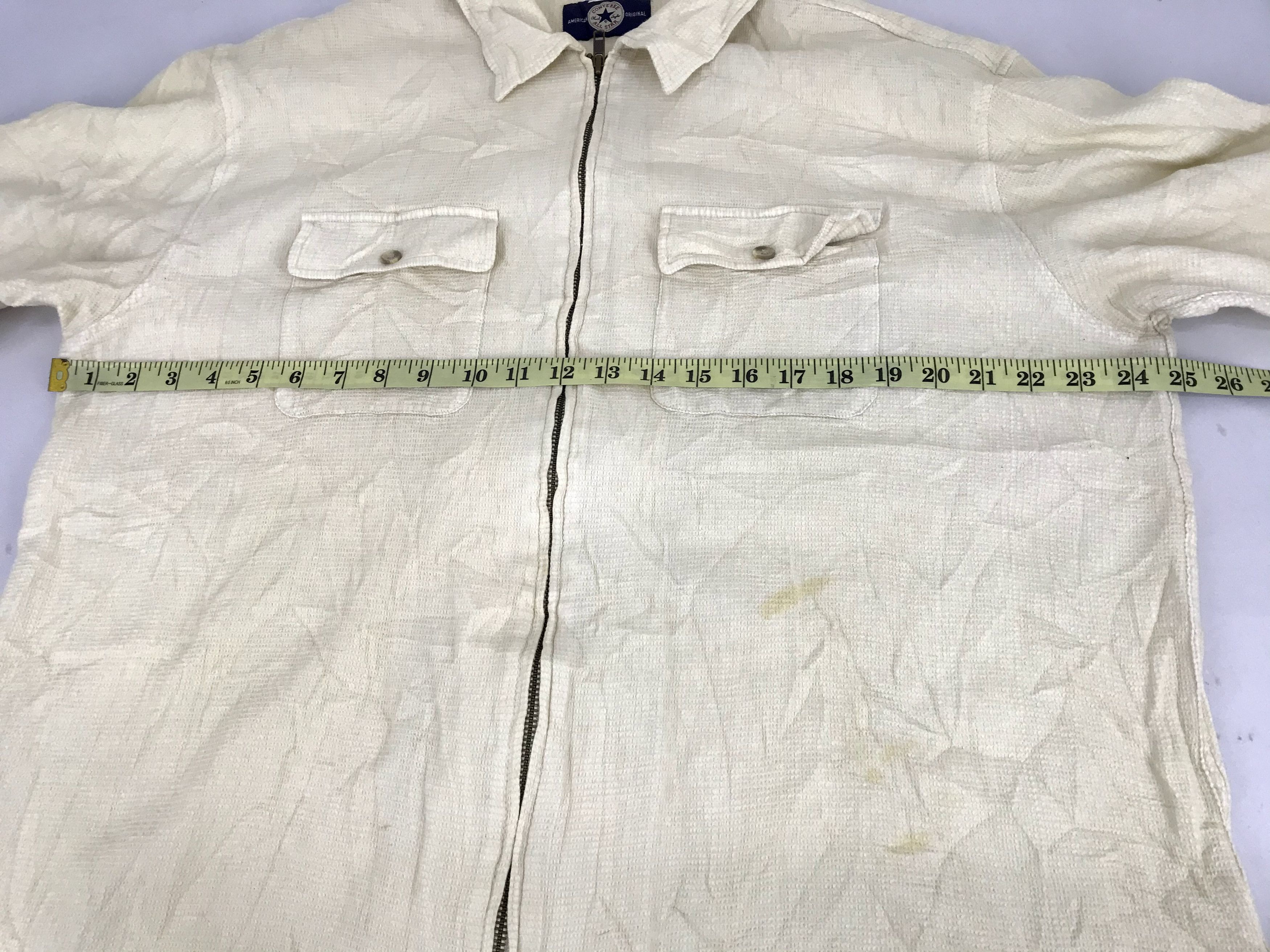 Converse Vintage Converse Zipper Flannel Casual Shirt Double Pockets Size US XL / EU 56 / 4 - 8 Thumbnail