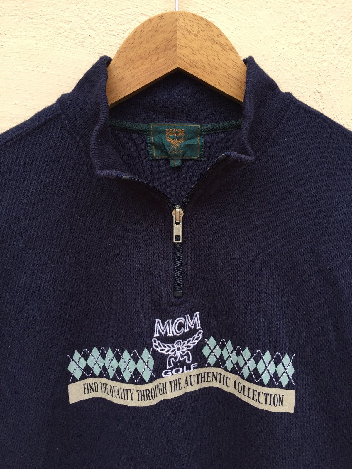 MCM Vintage MCM Golf Quarter Zipper Sweatshirt Size US M / EU 48-50 / 2 - 3 Thumbnail