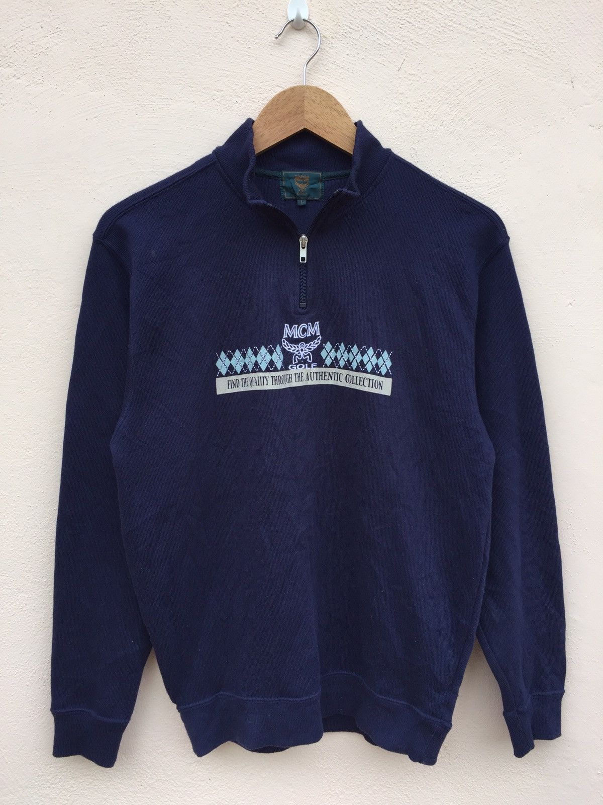MCM Vintage MCM Golf Quarter Zipper Sweatshirt Size US M / EU 48-50 / 2 - 1 Thumbnail