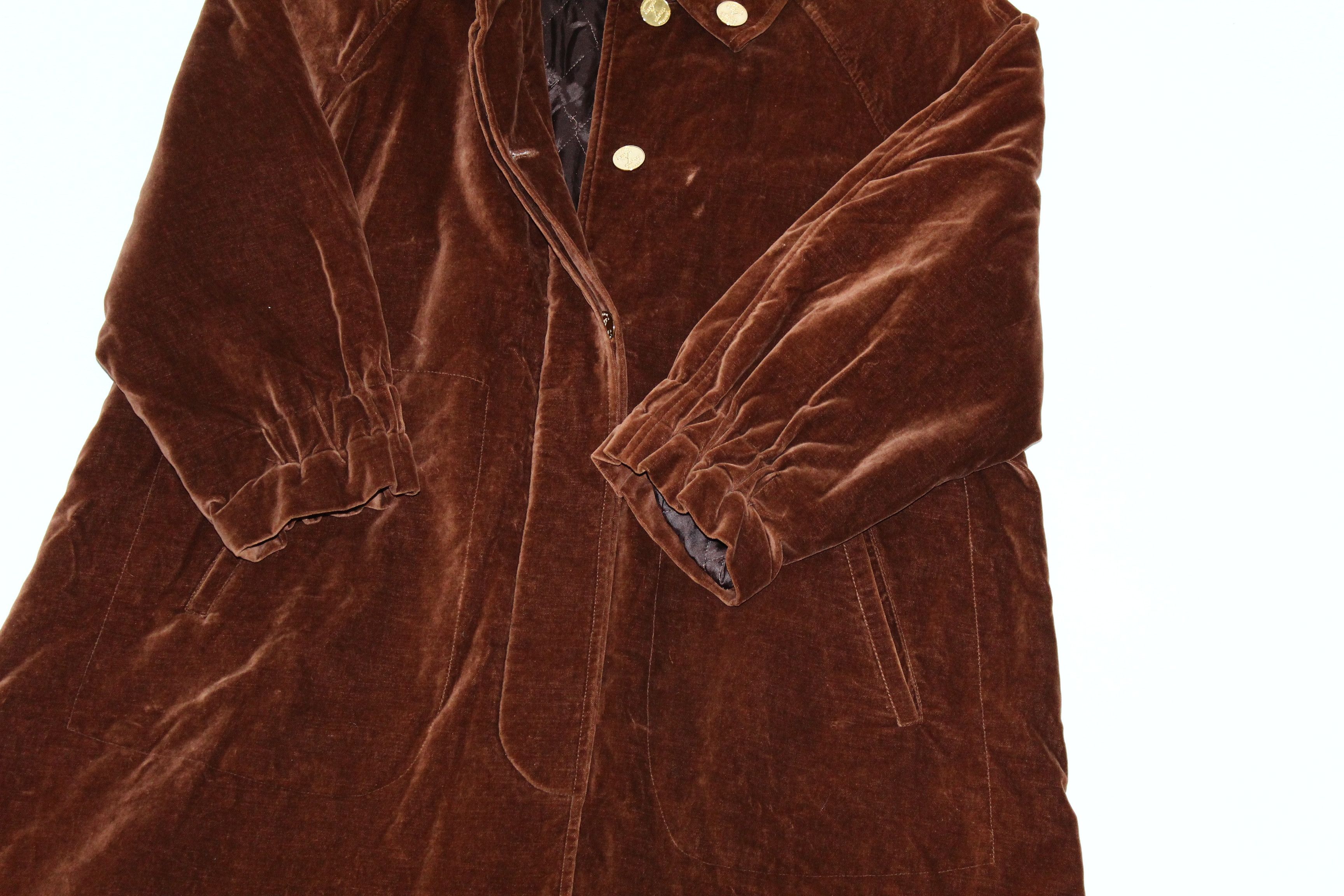 Iceberg Cento x Cento by Iceberg Velour Padded Overcoat Size M / US 6-8 / IT 42-44 - 7 Thumbnail