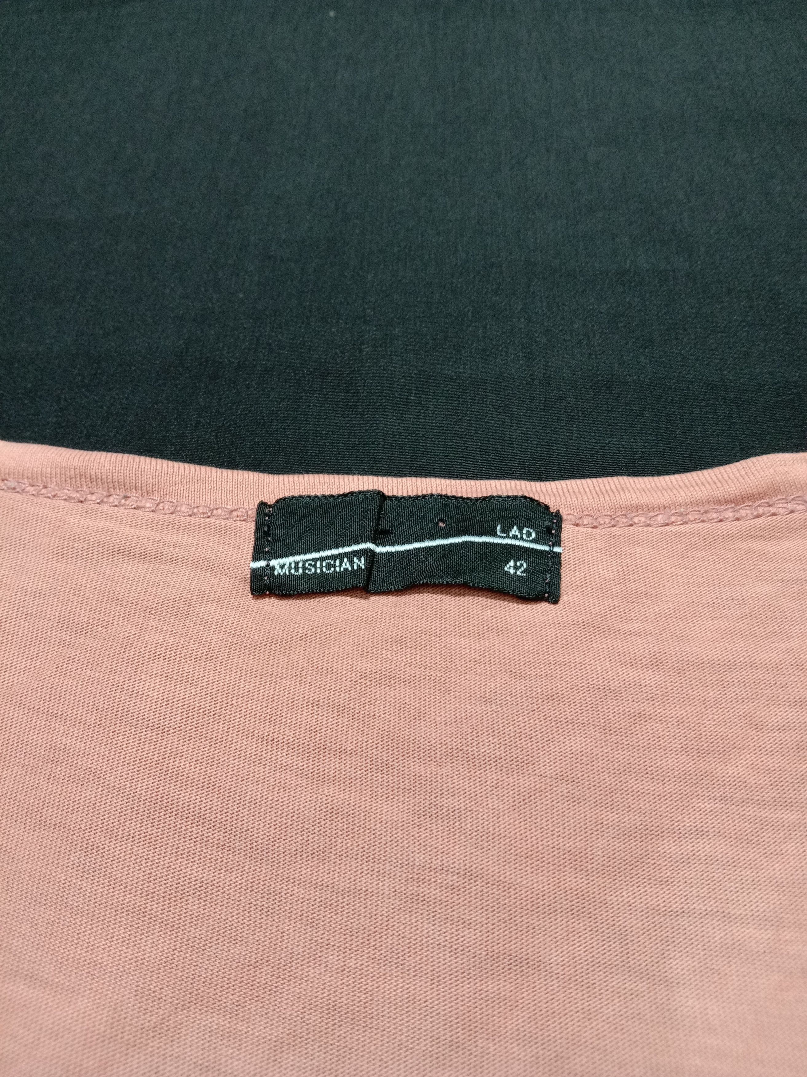Japanese Brand Lad Musician No More Musician Peach Color Tee Size M / US 6-8 / IT 42-44 - 3 Thumbnail