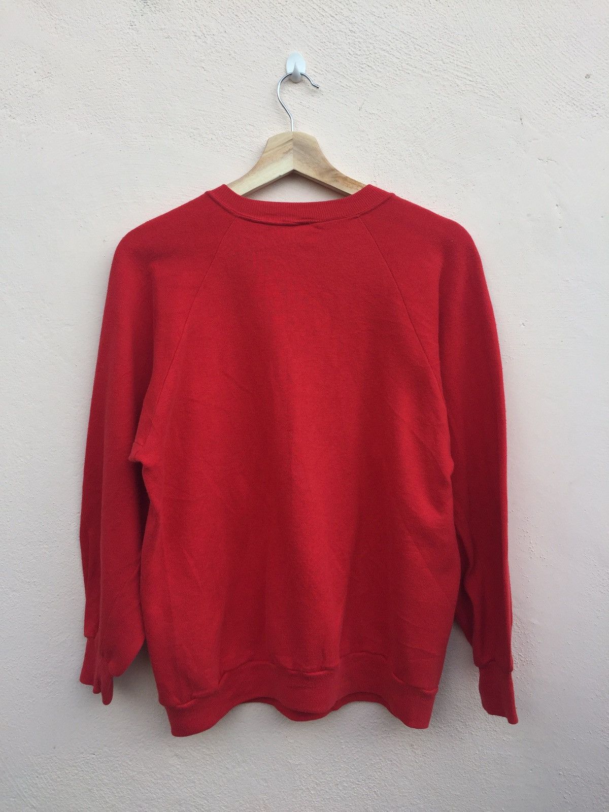 Vintage Vintage Collegiate Wisconsin Raglan Crewneck Made In USA Size US M / EU 48-50 / 2 - 2 Thumbnail