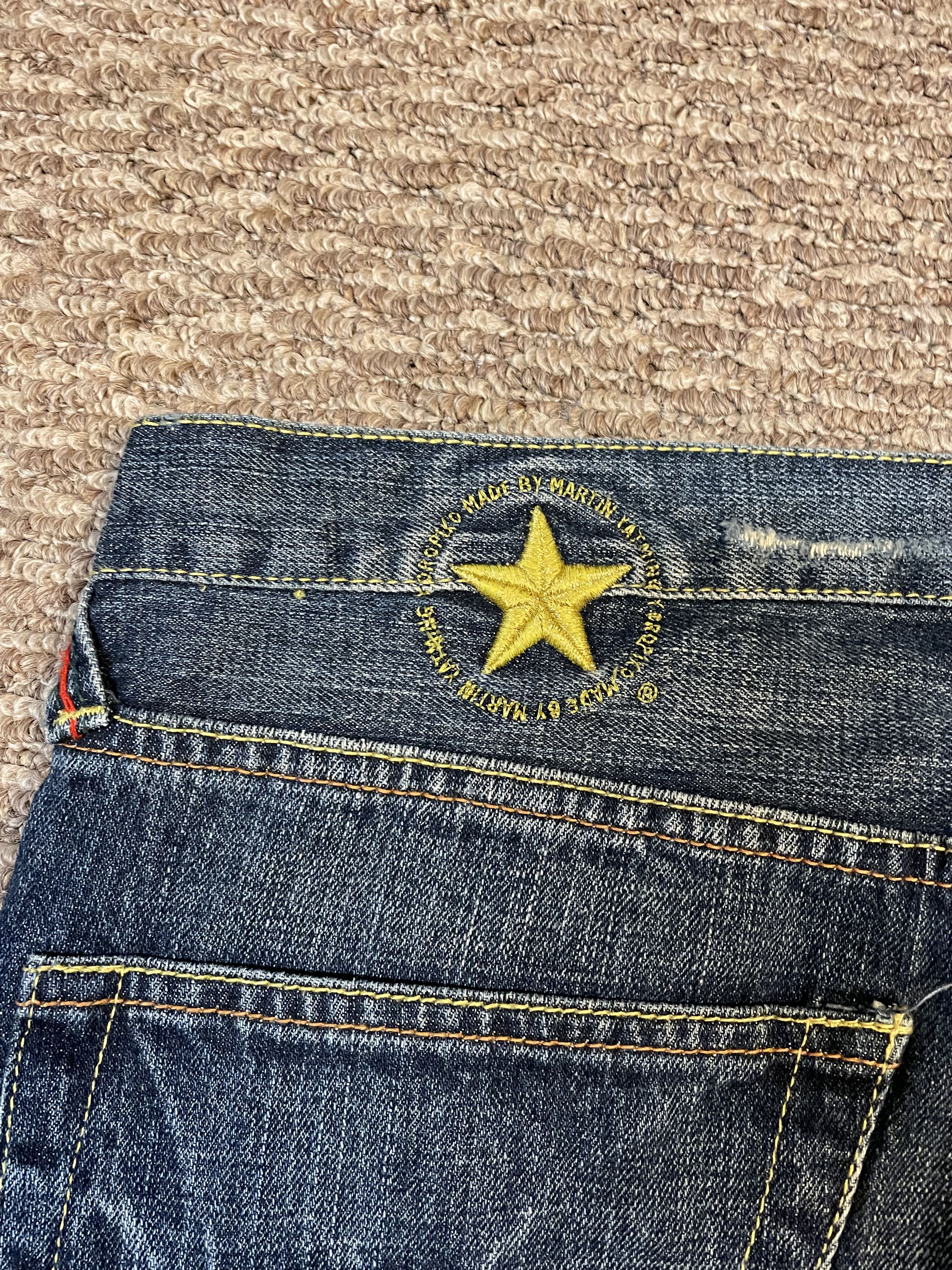 Vintage Vintage Yoropiko Gold Label Denim Patchwork Size US 34 / EU 50 - 5 Thumbnail