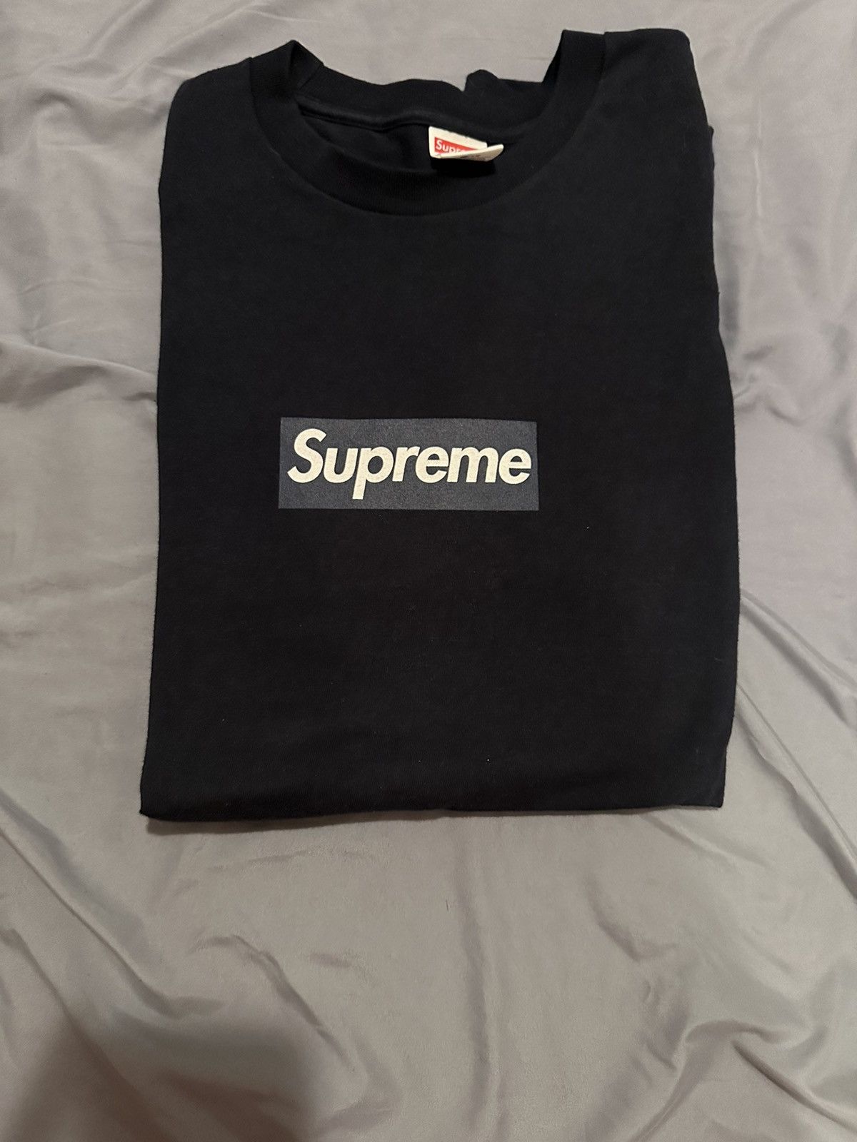 Supreme New York Yankees Box Logo Tee White Men's - SS15 - US