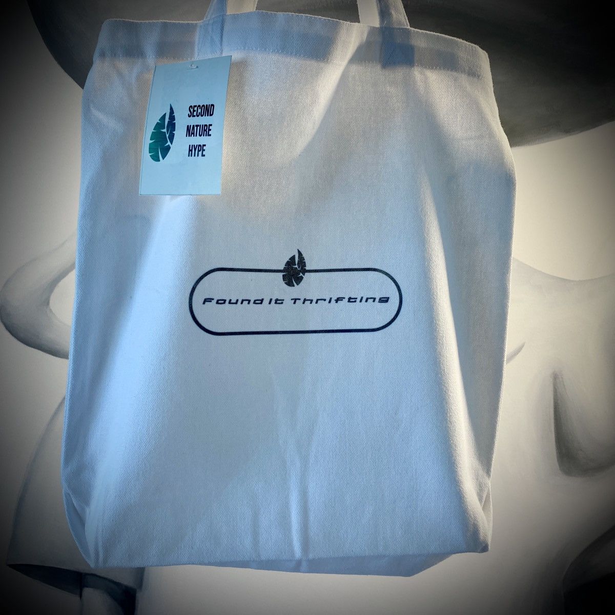 Japanese Brand Found It Thrifting Tote Bag 🌿 Size ONE SIZE - 3 Thumbnail