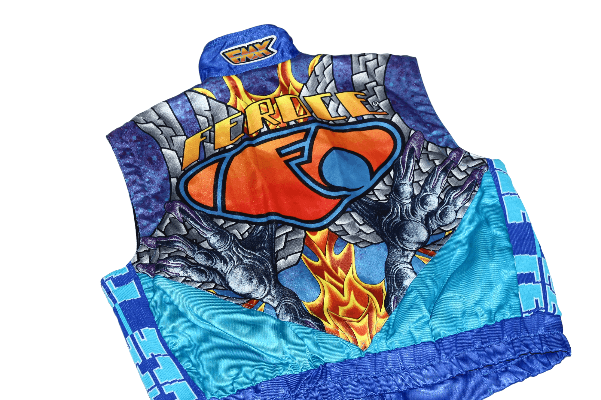 Fox Racing RARE VTG💥 Feroce Motocross Nylon Padded Baggy Vest Size US M / EU 48-50 / 2 - 7 Thumbnail