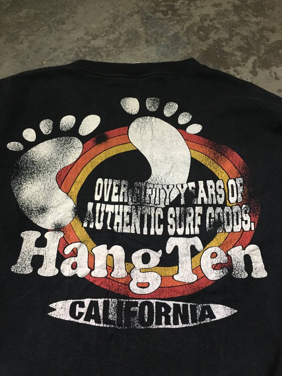Hang Ten × Japanese Brand × Vintage Vintage Hang Ten Big Logo Sweatshirt Size US M / EU 48-50 / 2 - 10 Thumbnail