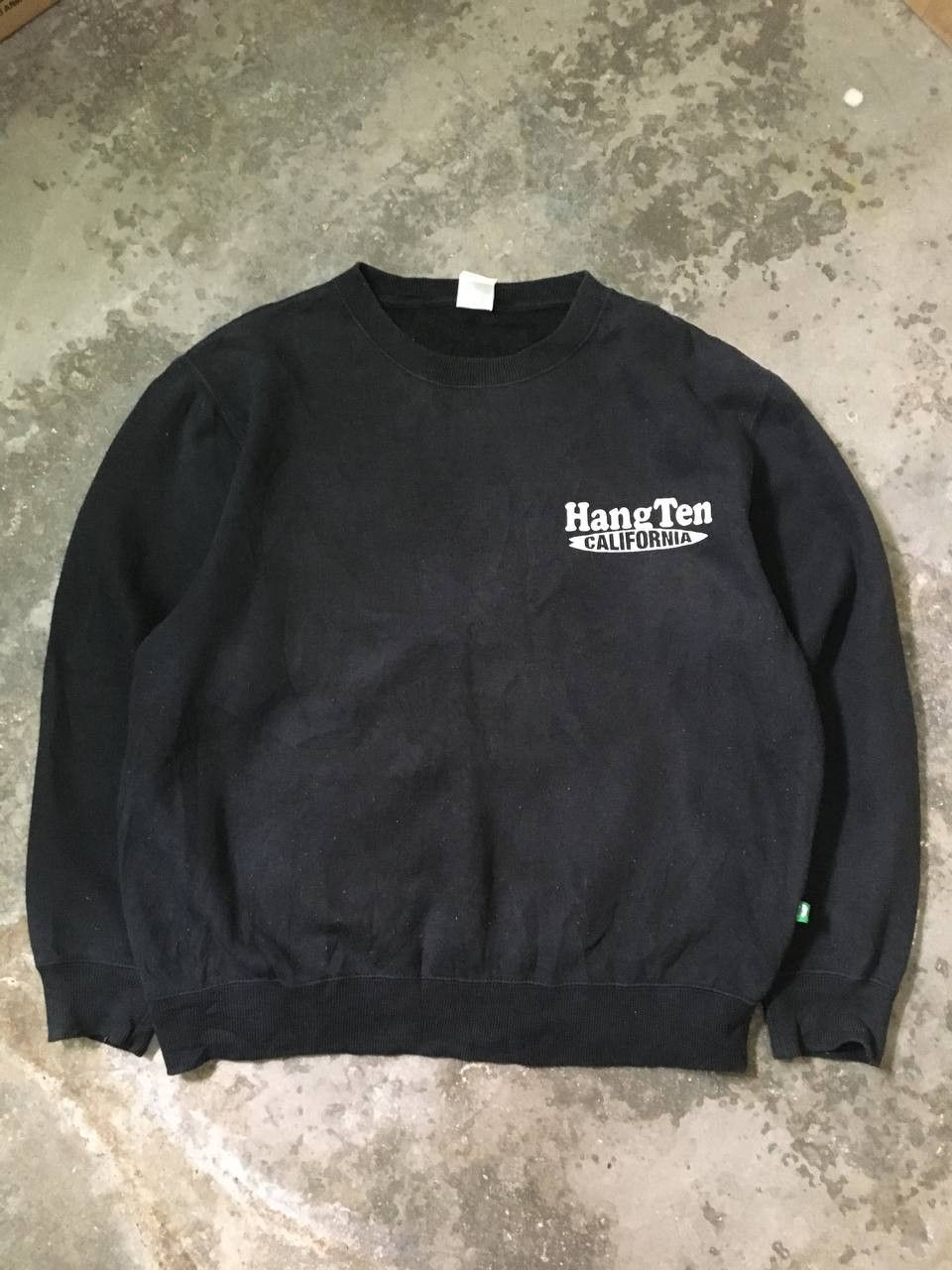 Hang Ten × Japanese Brand × Vintage Vintage Hang Ten Big Logo Sweatshirt Size US M / EU 48-50 / 2 - 2 Thumbnail