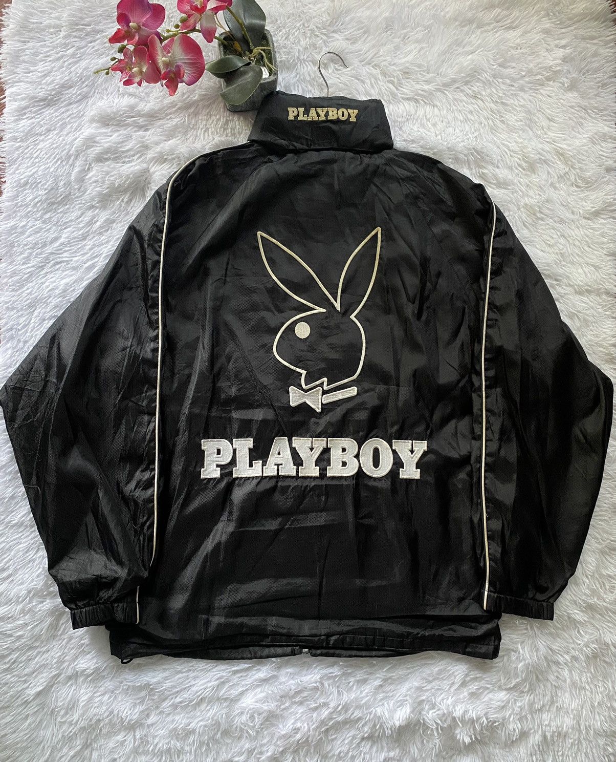 Playboy × Vintage Vintage Playboy Windbreaker Size US L / EU 52-54 / 3 - 1 Thumbnail
