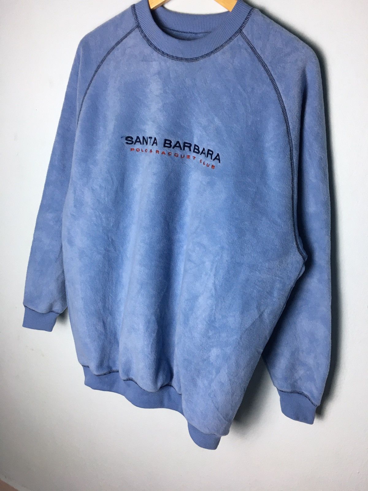 Japanese Brand × Vintage Vintage Santa Barbara Polo & Racquet Club Sweatshirt Size US L / EU 52-54 / 3 - 3 Thumbnail