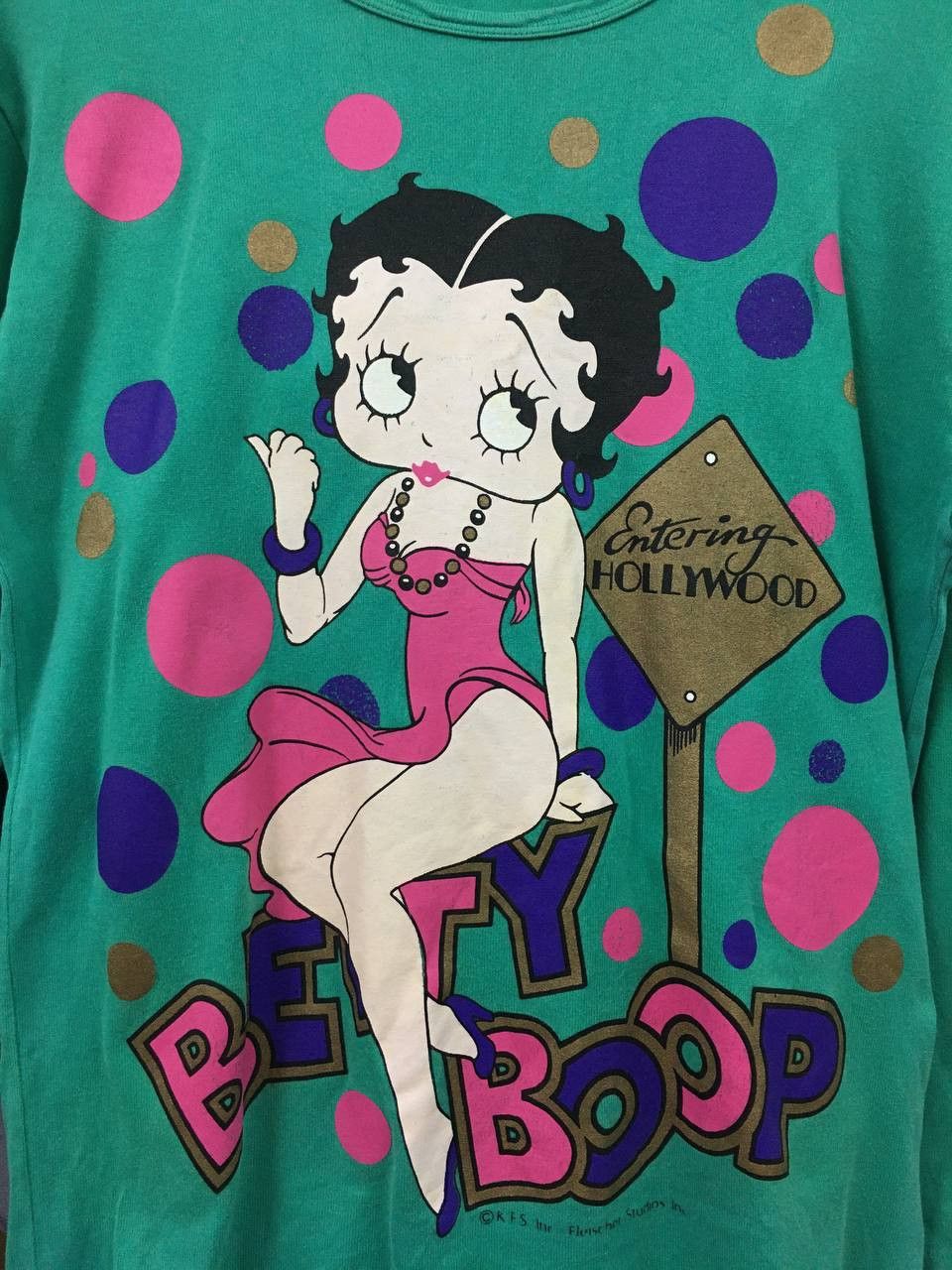 Anime × Vintage Vintage Betty Boop Entering Hollywood Sexy Betty Size US M / EU 48-50 / 2 - 2 Thumbnail