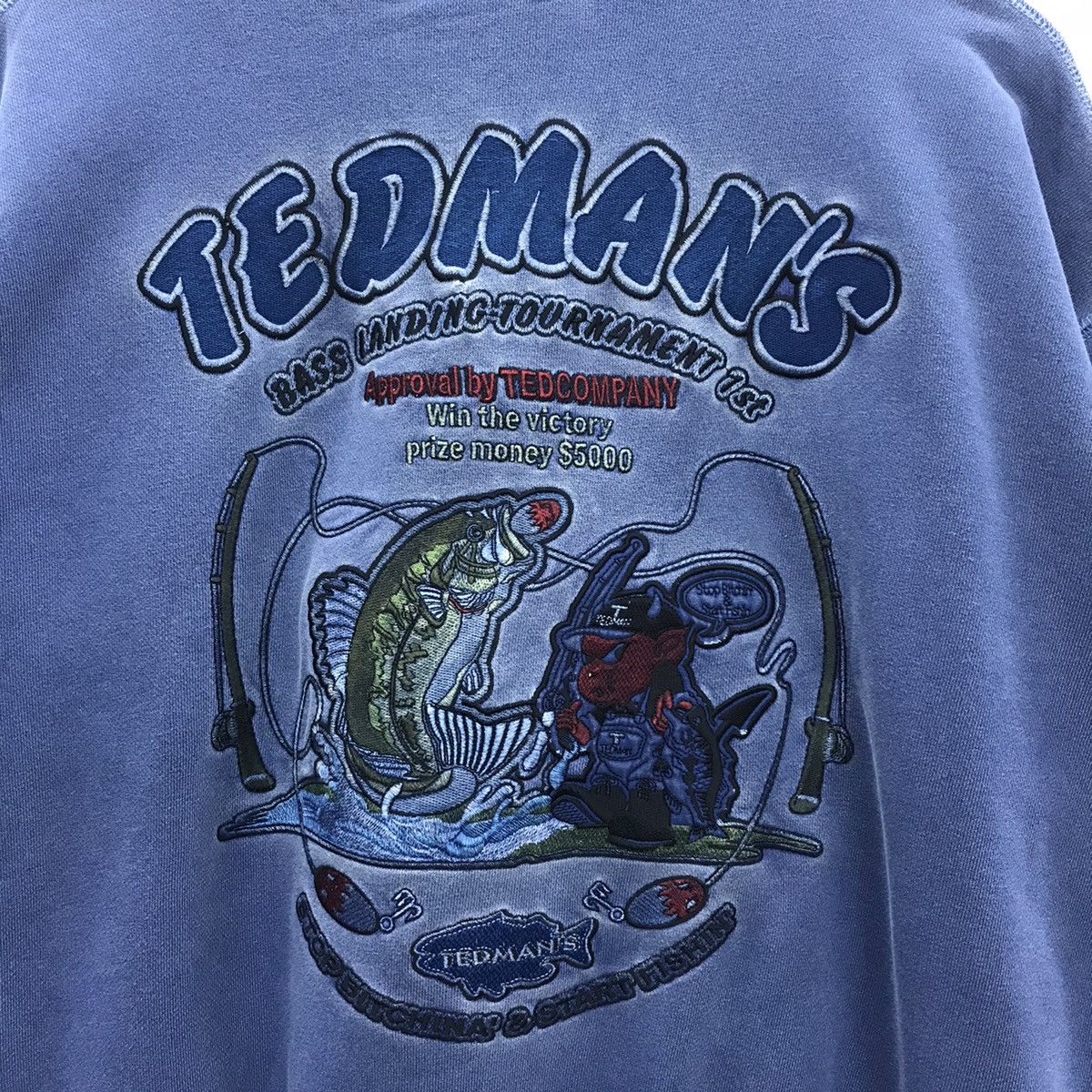 Tedman Rare!! Vintage Tedman Bass Landing Tournament Sweatshirt Size US XL / EU 56 / 4 - 3 Thumbnail