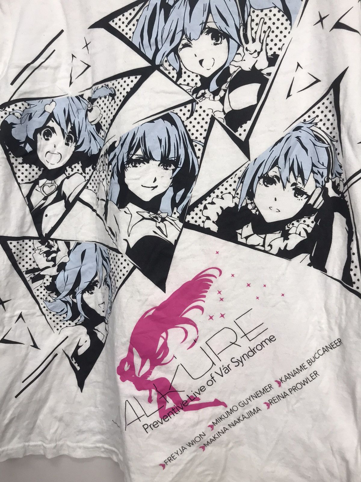 Anime × Japanese Brand “Walkure “anime Japanese printed tshirt by banpresto Size US M / EU 48-50 / 2 - 5 Thumbnail
