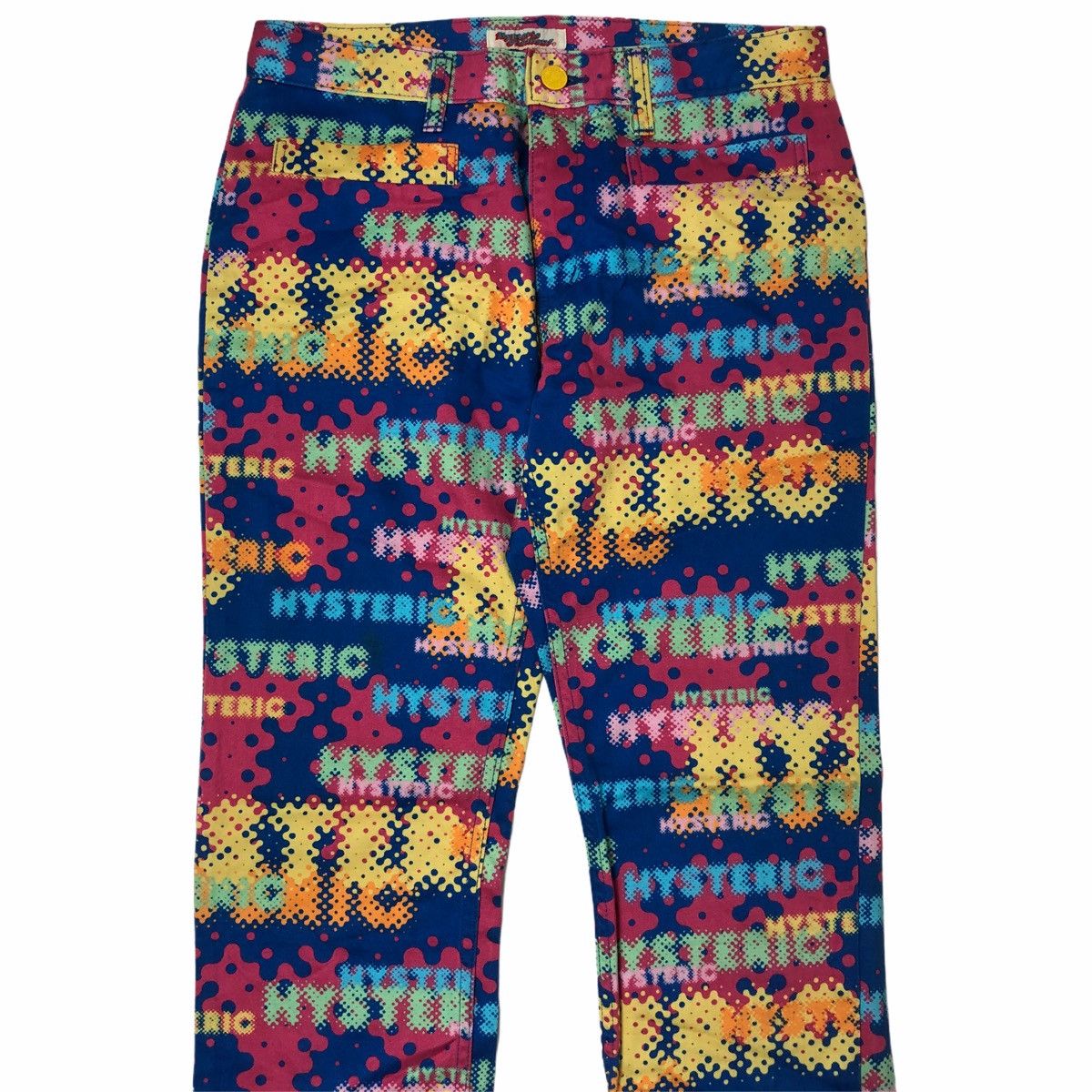 Hysteric Glamour 🖤NEEDGONE🖤90s Hysteric Psychedelic Multicolor Camo Size US 29 - 4 Thumbnail