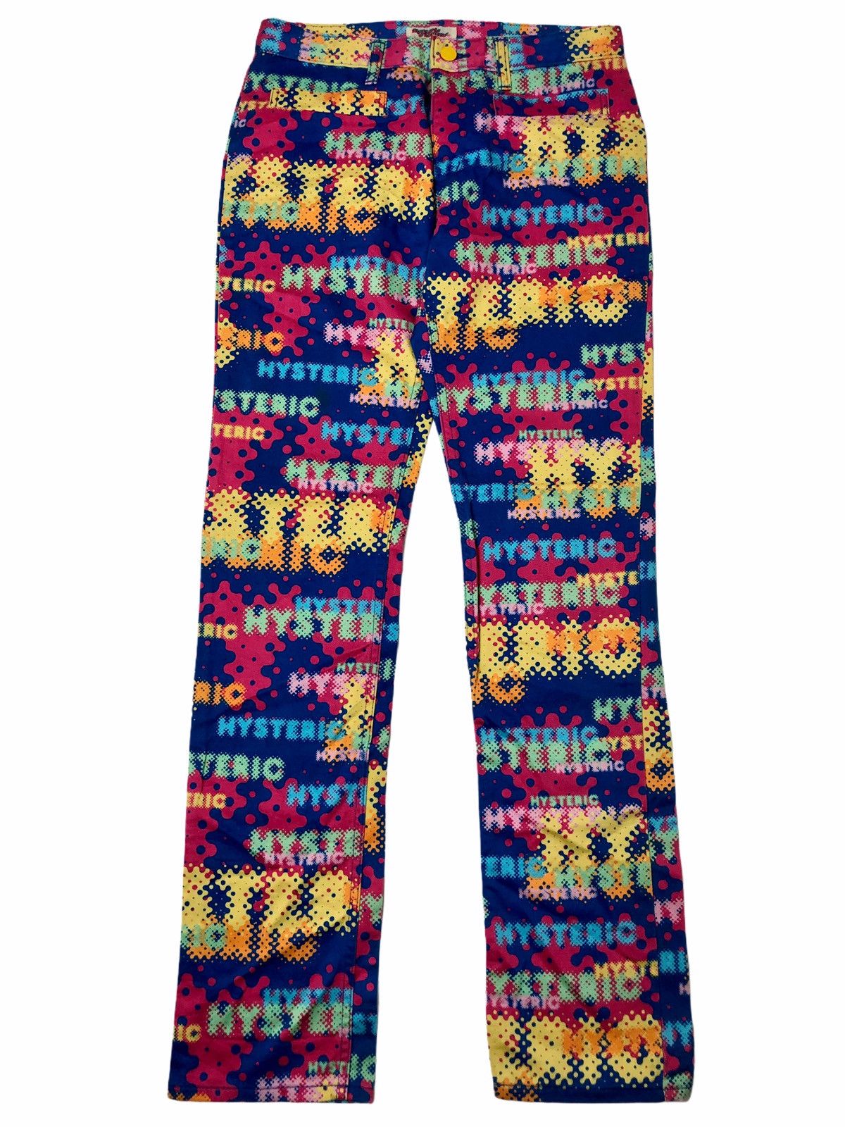 Hysteric Glamour 🖤NEEDGONE🖤90s Hysteric Psychedelic Multicolor Camo Size US 29 - 1 Thumbnail