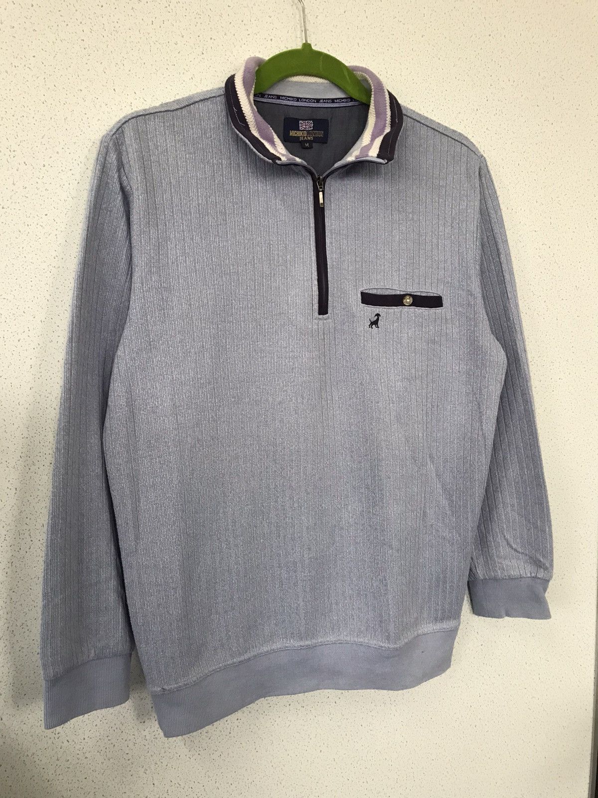 Michiko Koshino London Michiko London Jeans Half Zip Sweatshirt Size US M / EU 48-50 / 2 - 3 Thumbnail