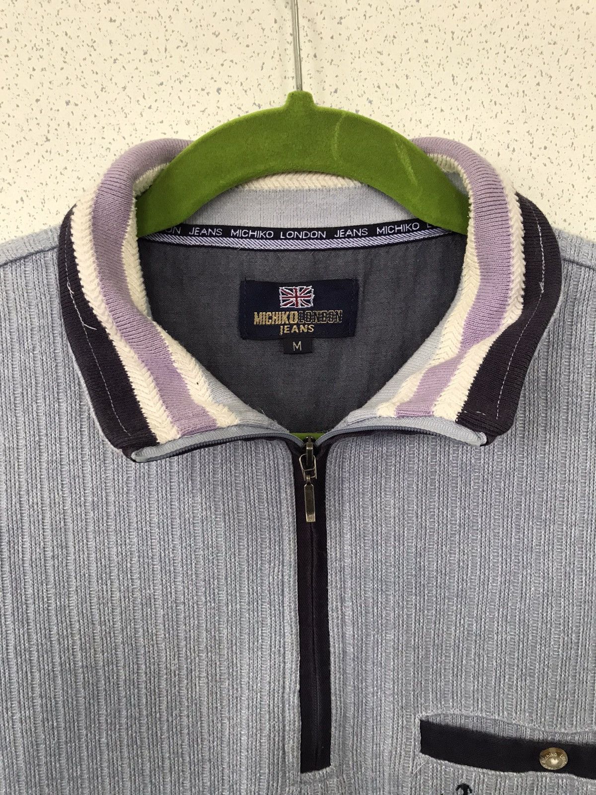 Michiko Koshino London Michiko London Jeans Half Zip Sweatshirt Size US M / EU 48-50 / 2 - 5 Thumbnail