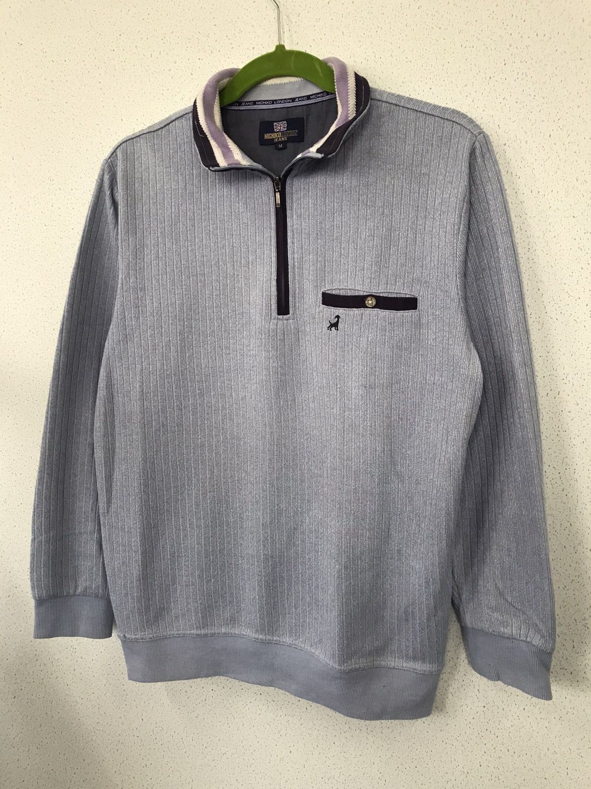 Michiko Koshino London Michiko London Jeans Half Zip Sweatshirt Size US M / EU 48-50 / 2 - 4 Thumbnail