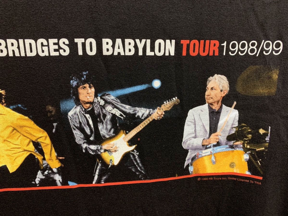 Band Tees The Rolling Stones 1998/99 vintage tour t-shirt tee L sz Size US L / EU 52-54 / 3 - 3 Thumbnail