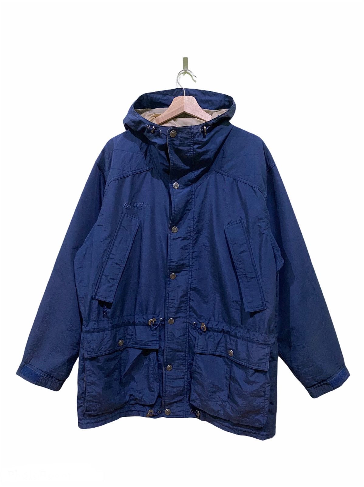 image of Columbia Sportwear Company Light Jacket in Dark Blue, Men's (Size Large)