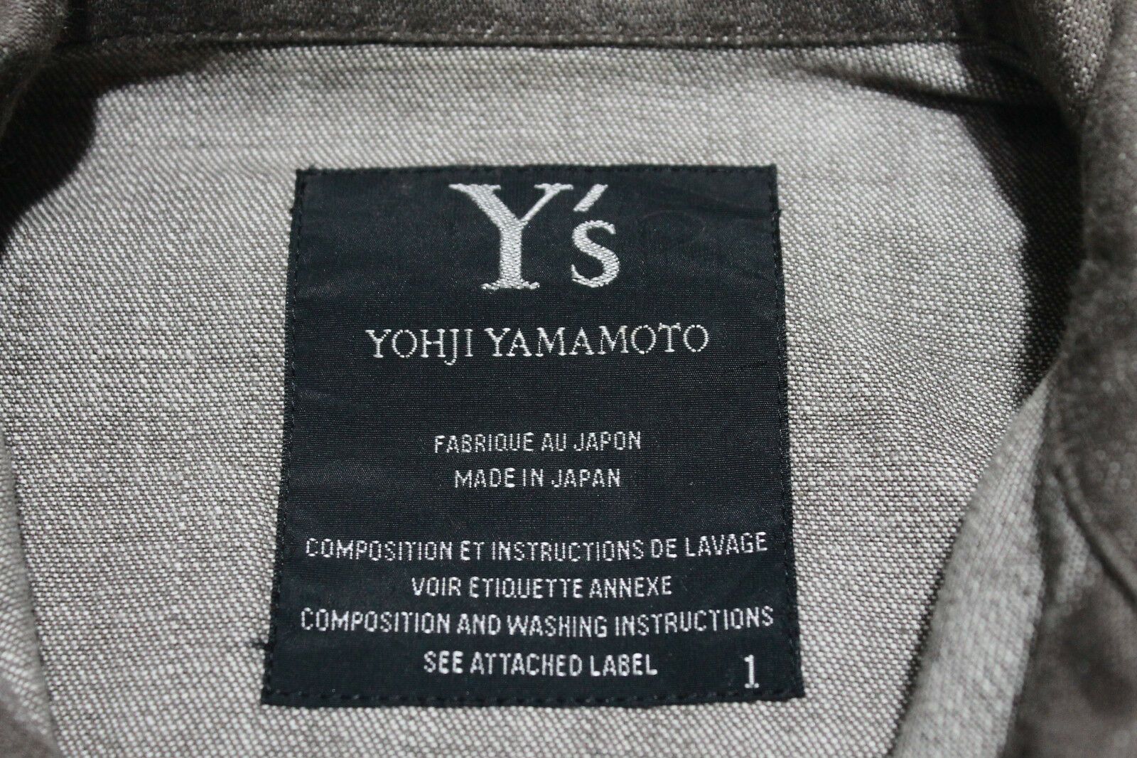 Y's × Yohji Yamamoto 90s Yohji Yamamoto Ys Cropped Denim Jacket Size S / US 4 / IT 40 - 8 Thumbnail