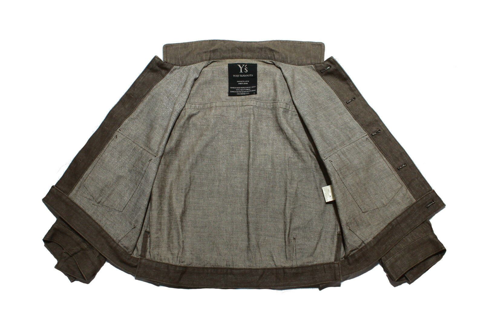 Y's × Yohji Yamamoto 90s Yohji Yamamoto Ys Cropped Denim Jacket Size S / US 4 / IT 40 - 7 Thumbnail