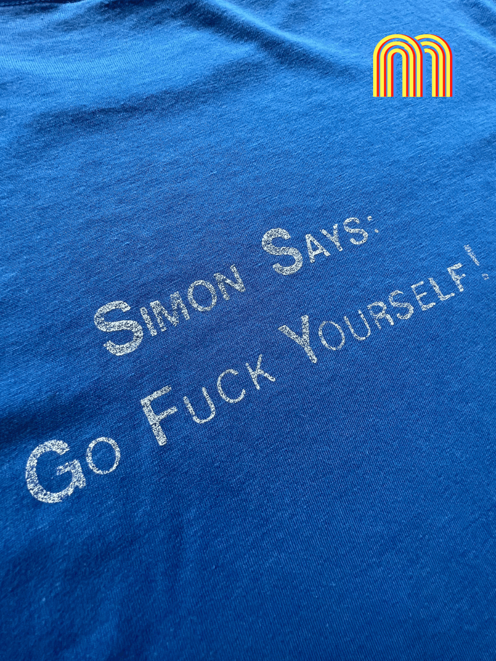 image of Made In USA x Vintage Vulgar VTG "go Fuck Yourself" George Carlin Comedy Size M in Blue, Men's