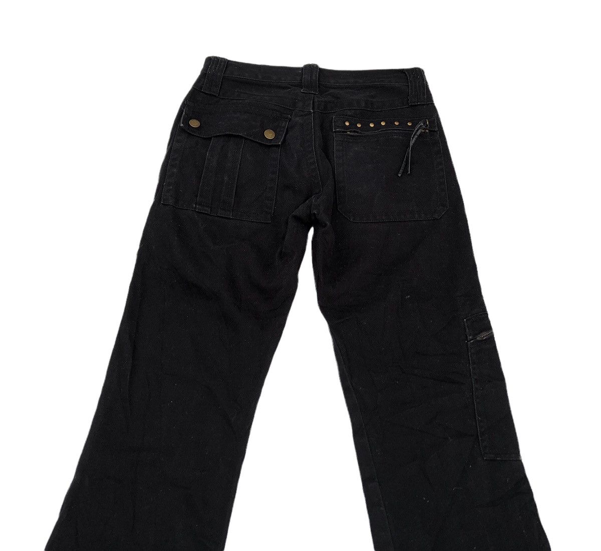 Beauty Beast 🔥Japanese Ba-tsu Studio Cargo Multipocket Flare Jeans🔥 Size US 29 - 5 Thumbnail
