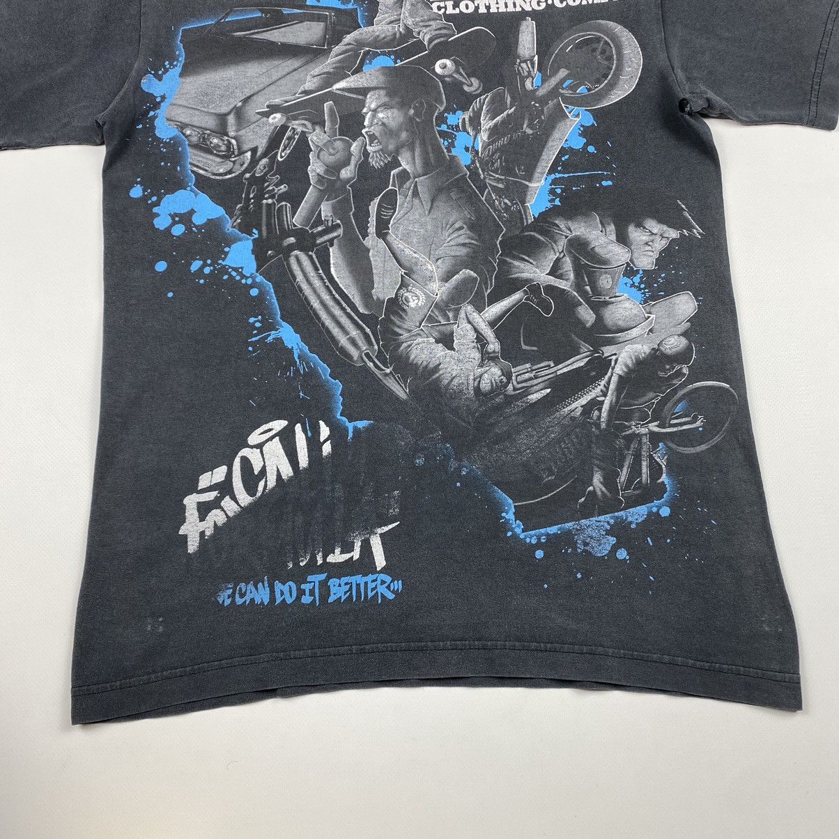 Rap Tees 90’s Vintage Rap T Shirt Dyseone Hip Hop Graffiti Graphic Size US S / EU 44-46 / 1 - 4 Thumbnail
